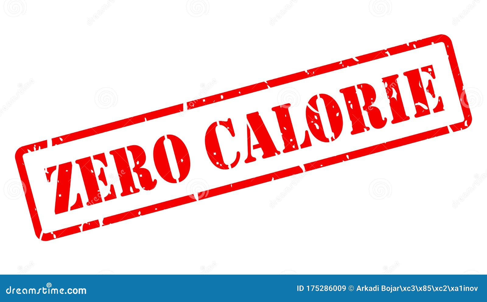 Zero calorie sign or stamp Royalty Free Vector Image