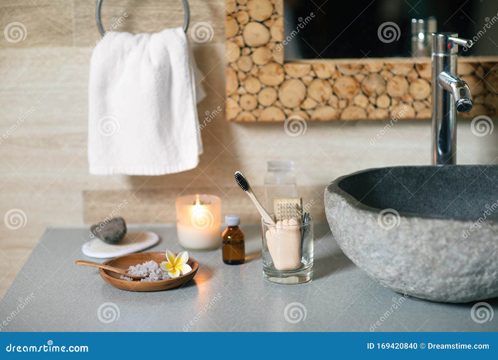 Zero Waste Accessories Bathroom Concept Stock Photo Image Of