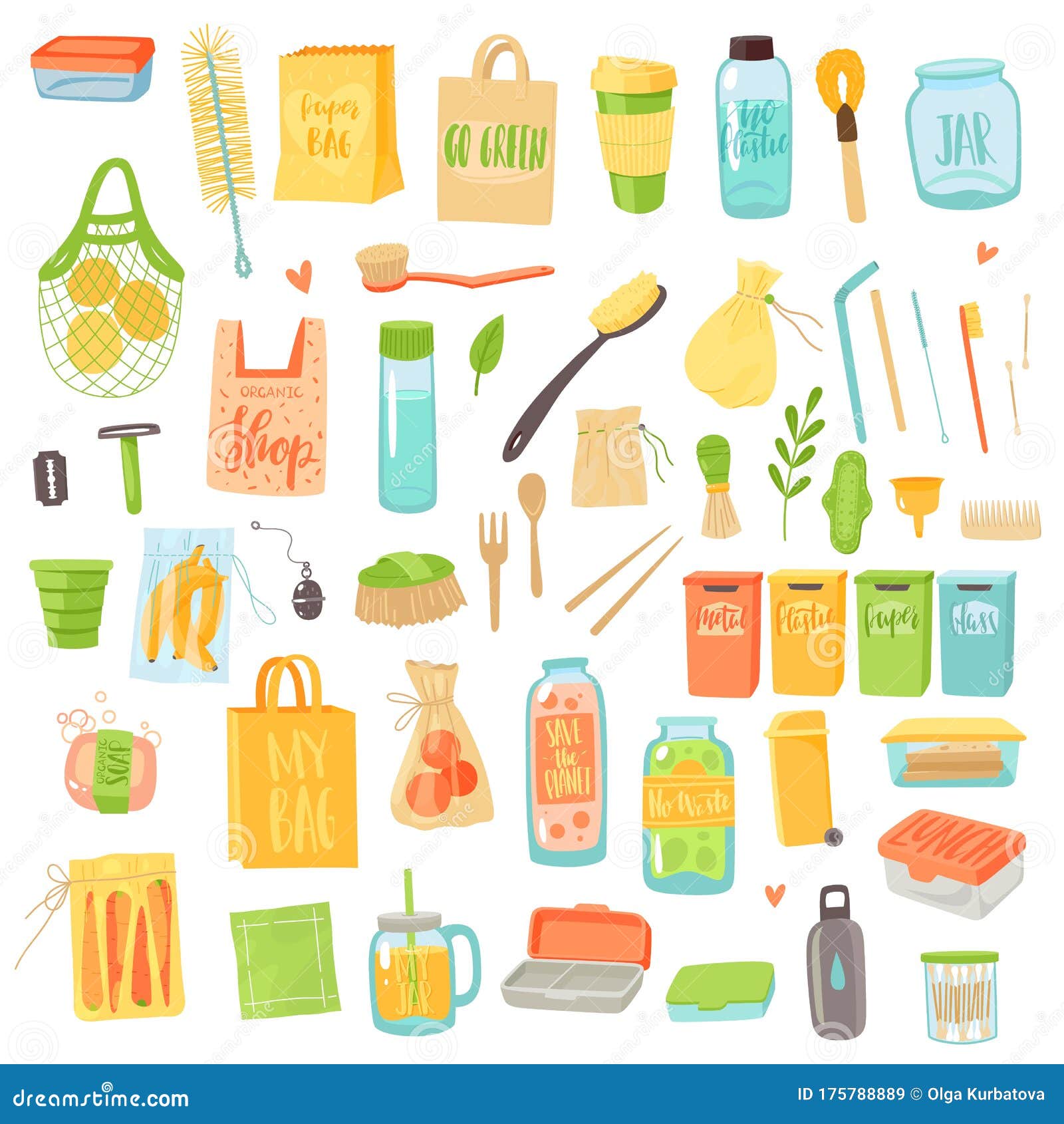 Zero Waste. Eco Bag, Biodegradable Container, Garbage Sorting, Durable and Reusable Set, Lifestyle No Plastic Stock Vector - Illustration of isolated, napkin: 175788889 Zero Waste. Eco Bag, Biodegradable Container, Garbage Sorting, Durable and Reusable Set, Lifestyle No Plastic Stock Vector - Illustration of isolated, napkin: 175788889