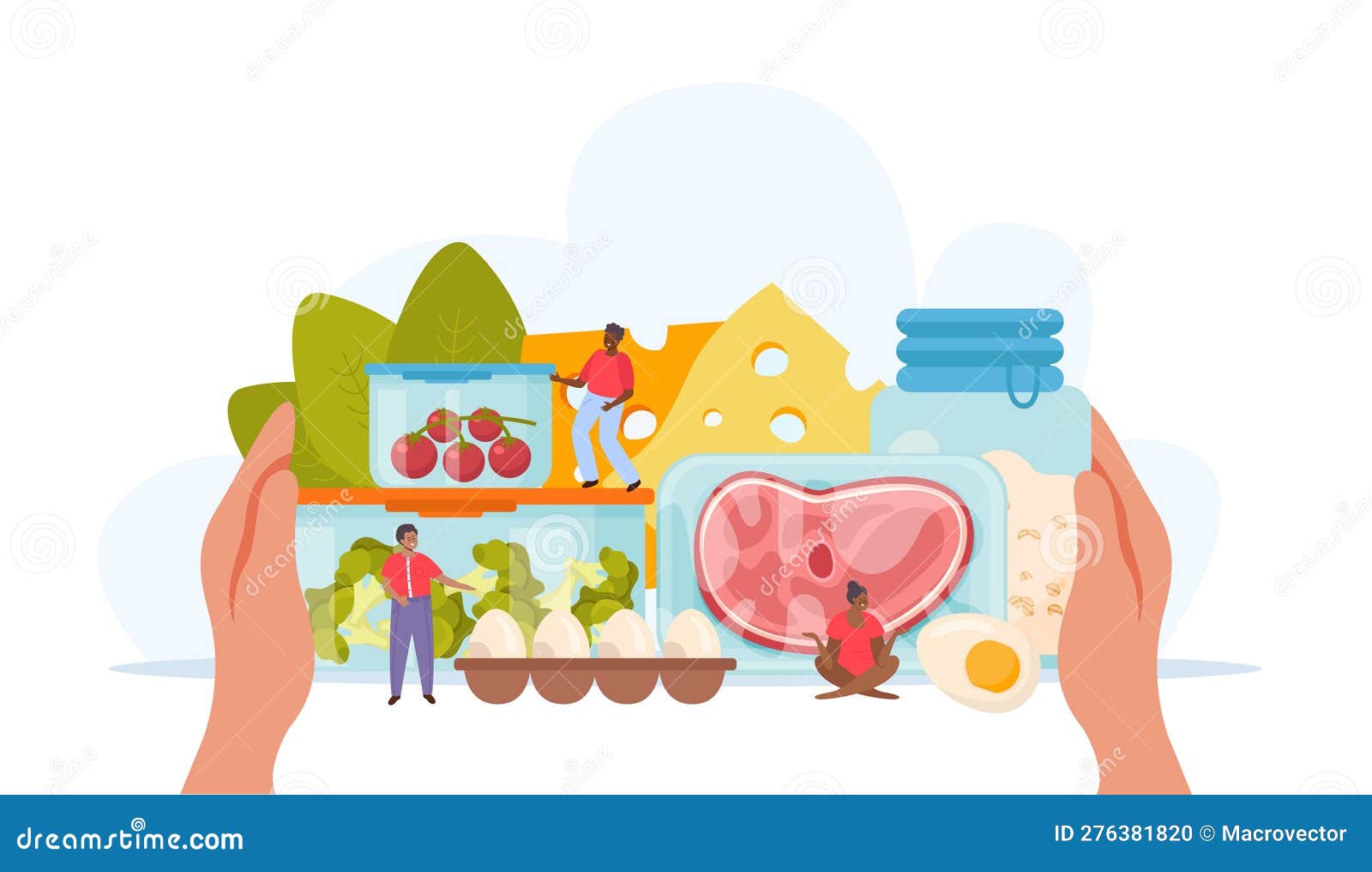 Zero Waste Food Composition Stock Vector - Illustration of freshness ...