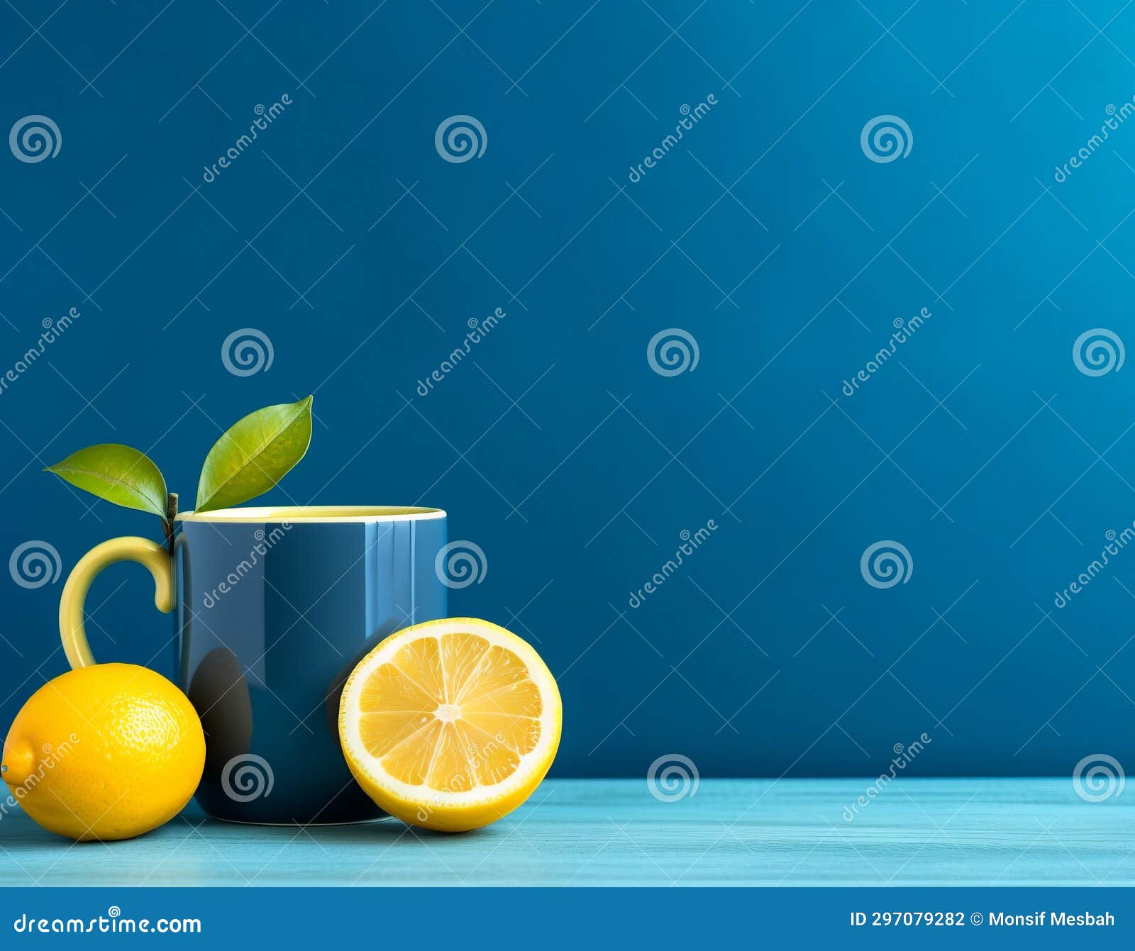zesty sips: a refreshing lemon twist on a cozy tea mug