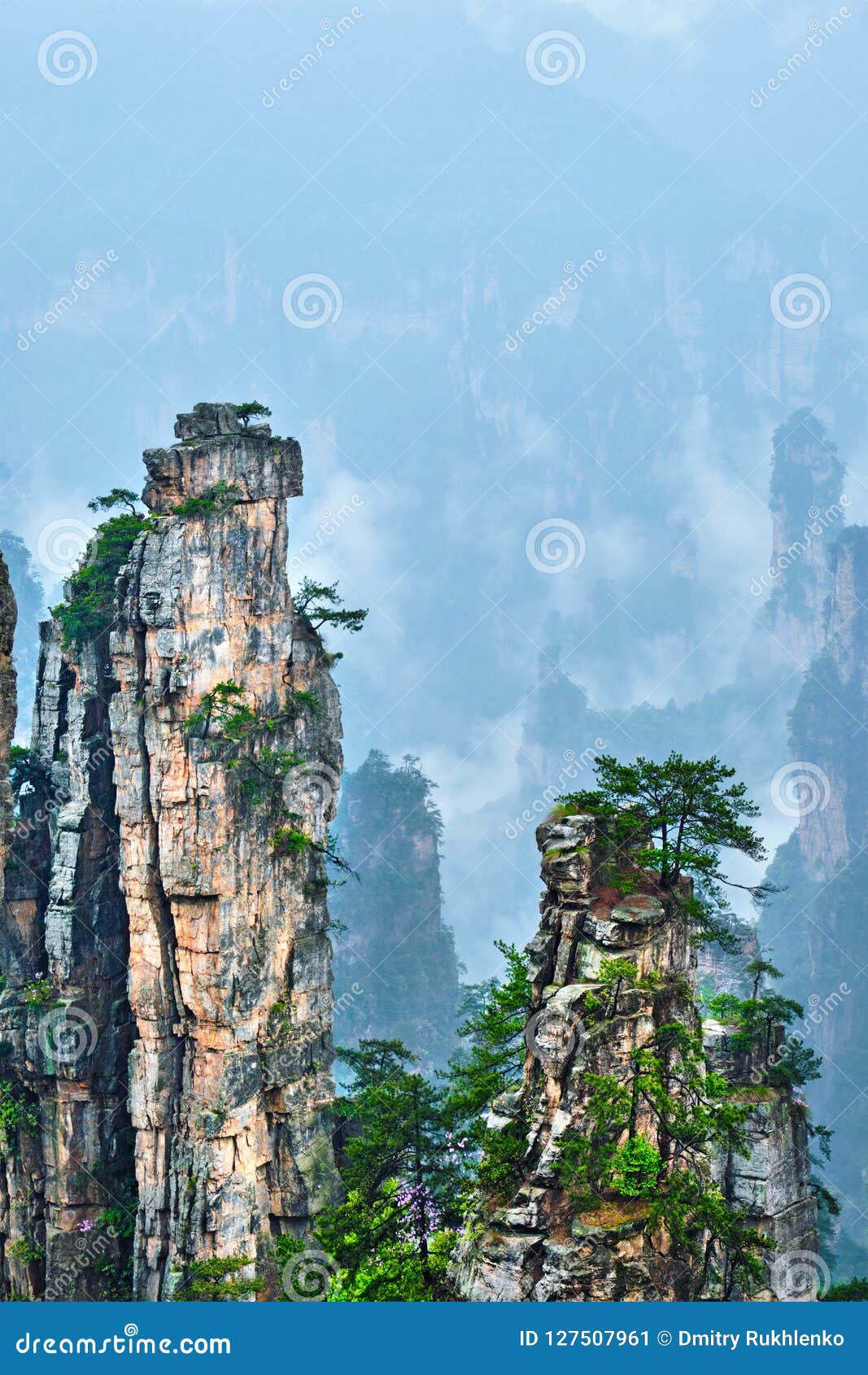 zhangjiajie mountains, china