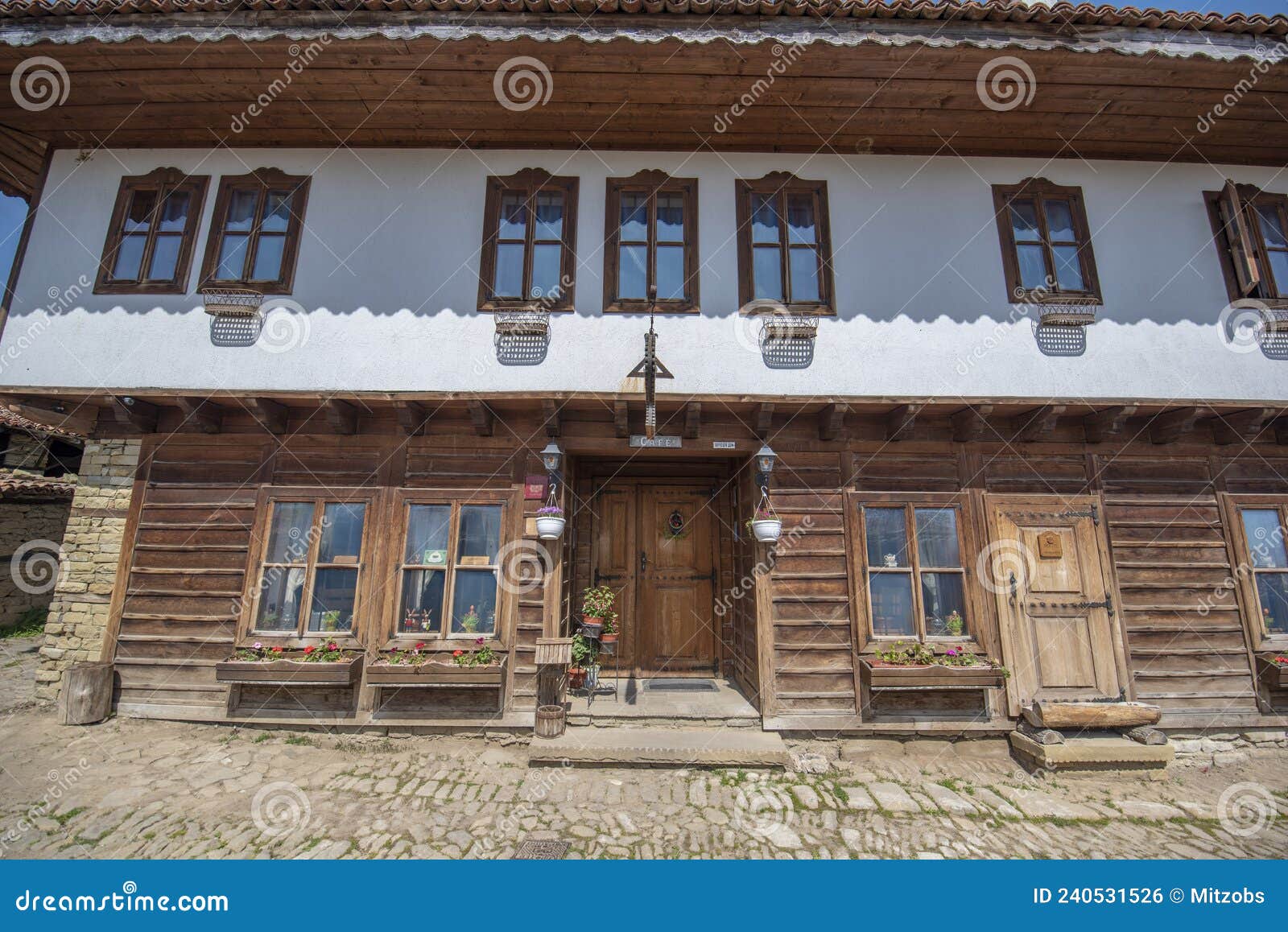 architectural reserve of rustic houses in zheravna, bulgaria