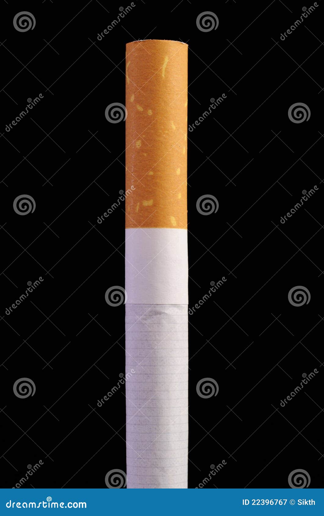 Zigarette mit Filter stockbild. Bild von karzinogen, lebensstil 22396767