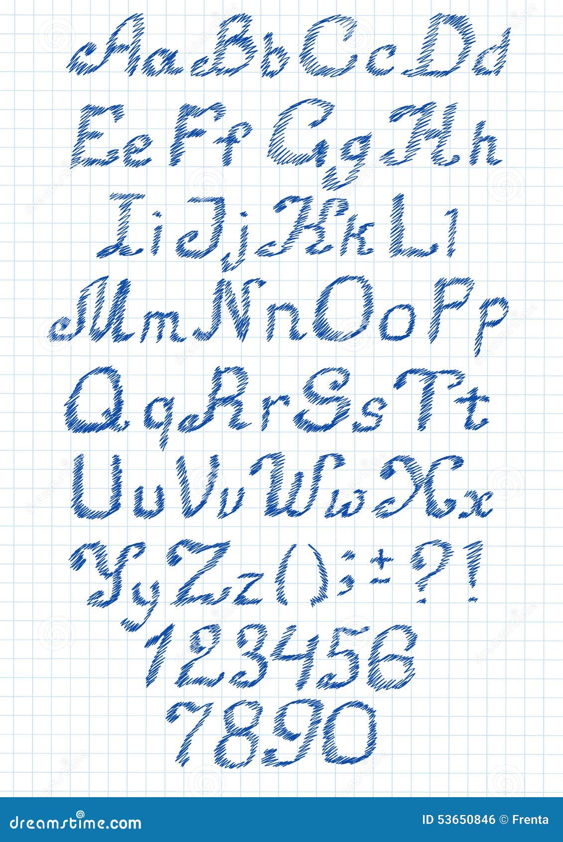 Zigzag alphabet stock vector. Image of design, letter 53650846