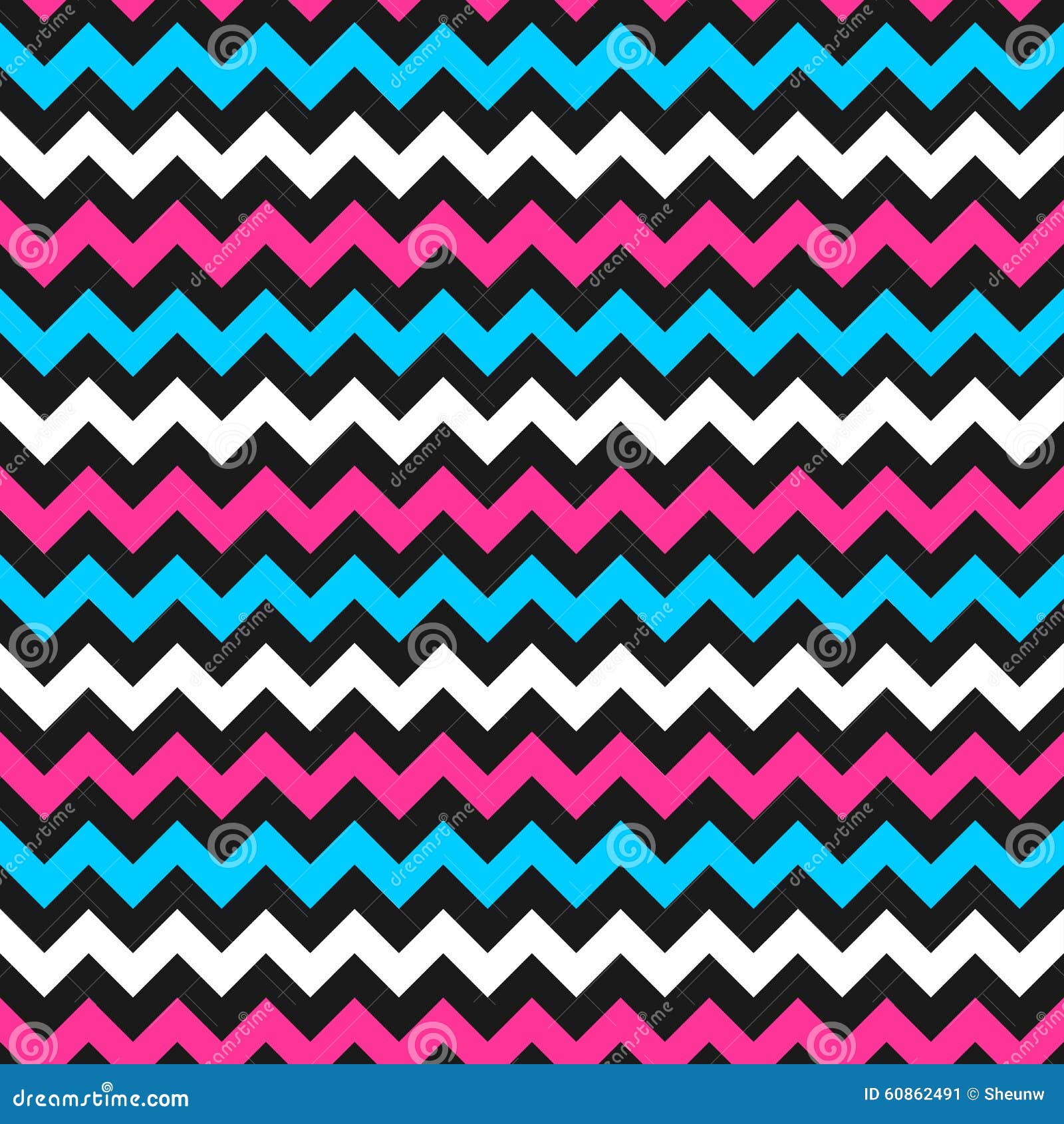 Zigzag color  pattern stock vector Illustration of 