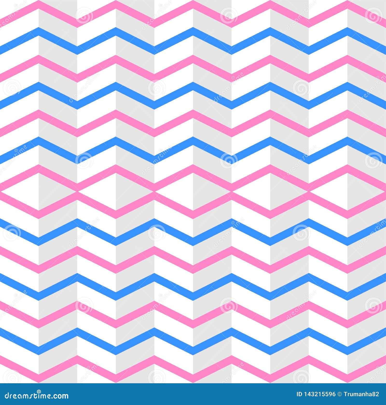 Vector Interlacing Blue And White Zigzag Stripes Texture Background