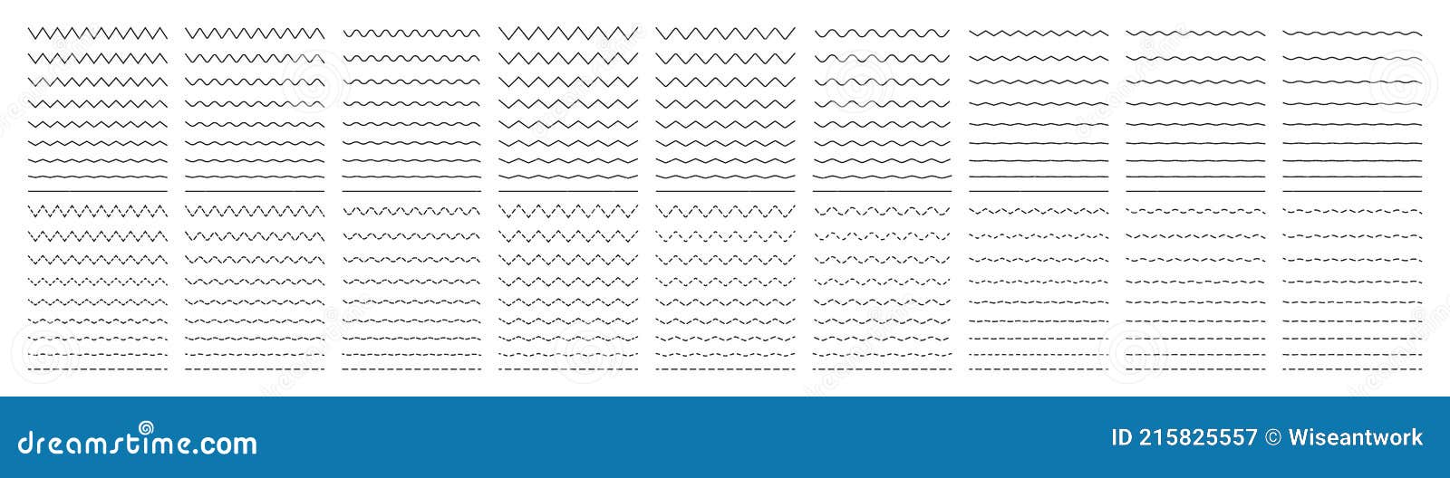 zigzag wave. wavy line. undulate zigzag. curve and squiggle line. wiggly pattern for divider, sine and border. serrated pattern