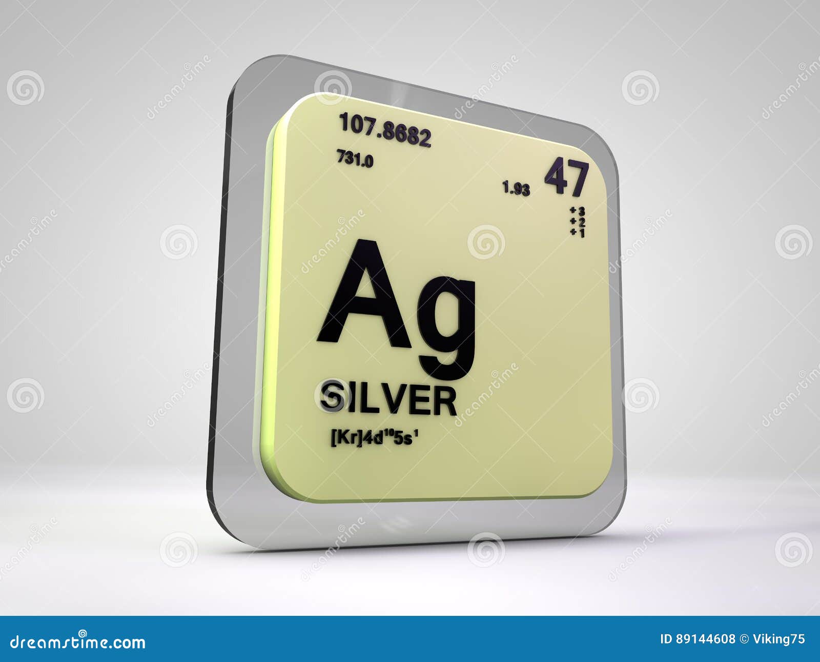 Zilver - Ag - Chemische Elementen Lijst Stock Illustratie - Illustration of raad, illustratie: 89144608