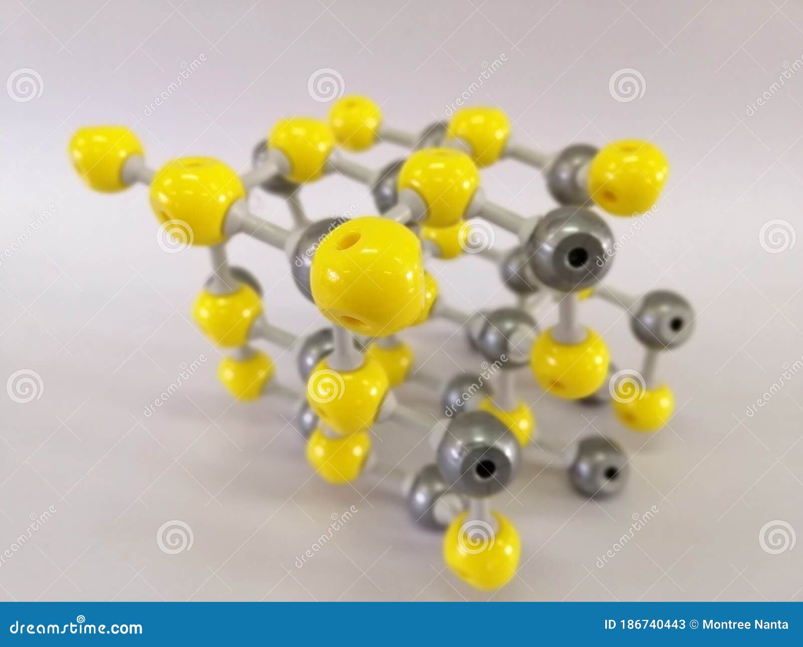 Zinc Blende Structure, Zinc Blende Model Stock Image Image of physics