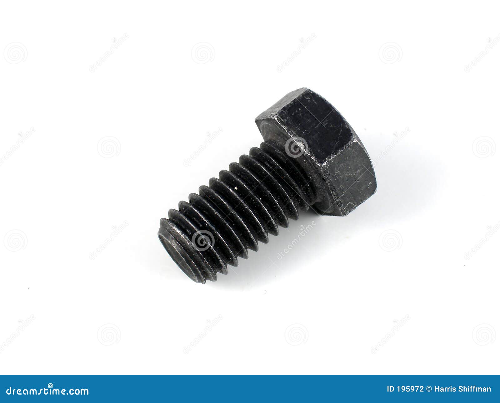Zinc bolt stock photo. Image of hexagonal, building, tools 195972