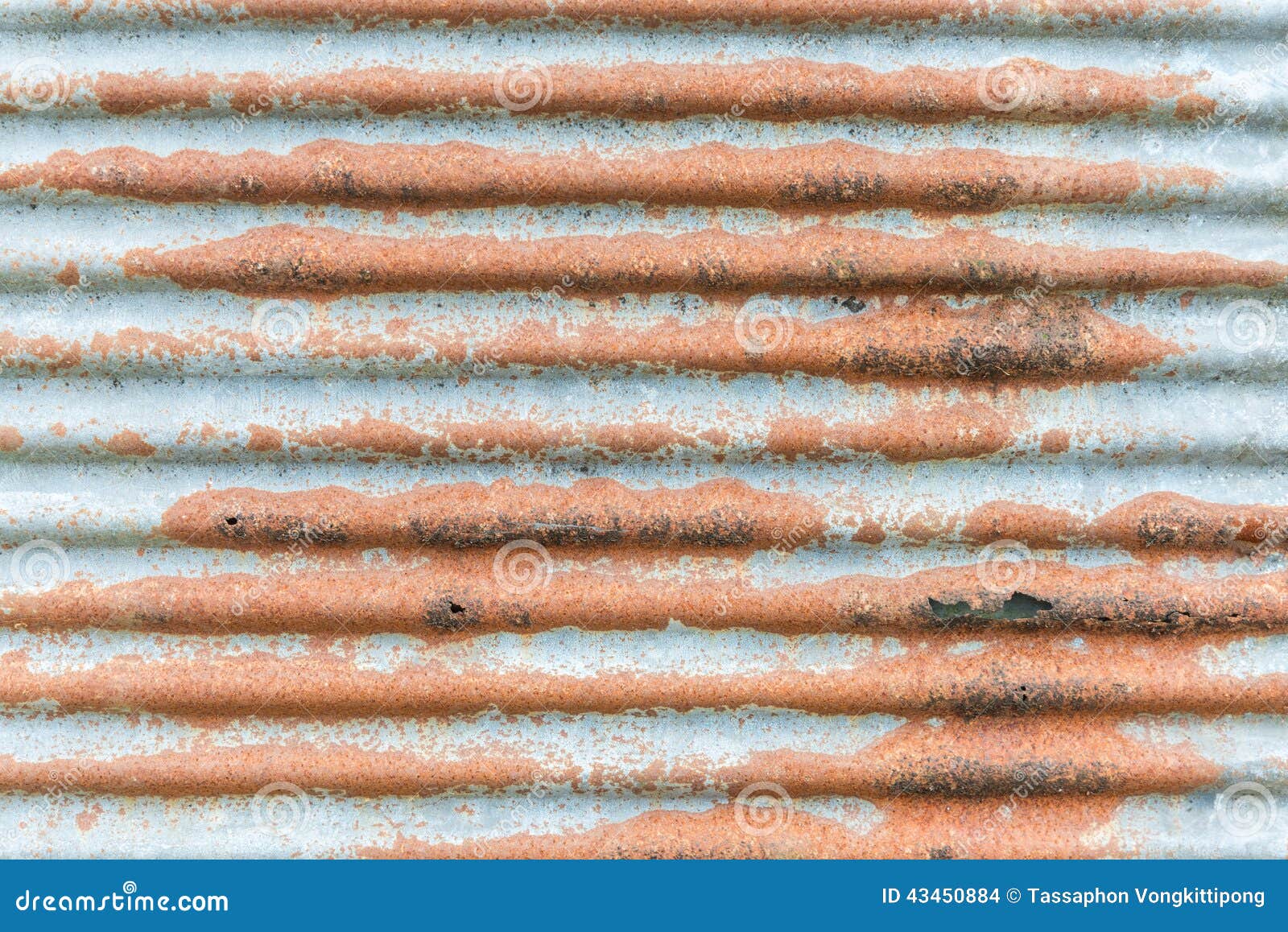 Zinc plate orange rust stock photo. Image of rusted, factory 43450884