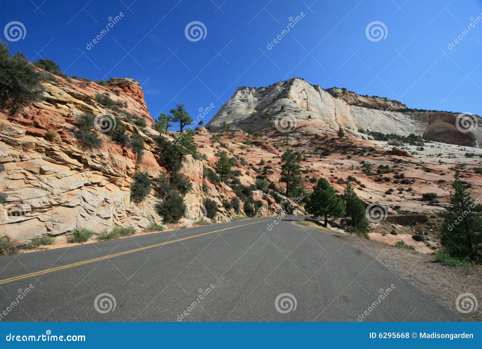 Zion Mt Carmel Highway stock photo. Image of mount, national 6295668