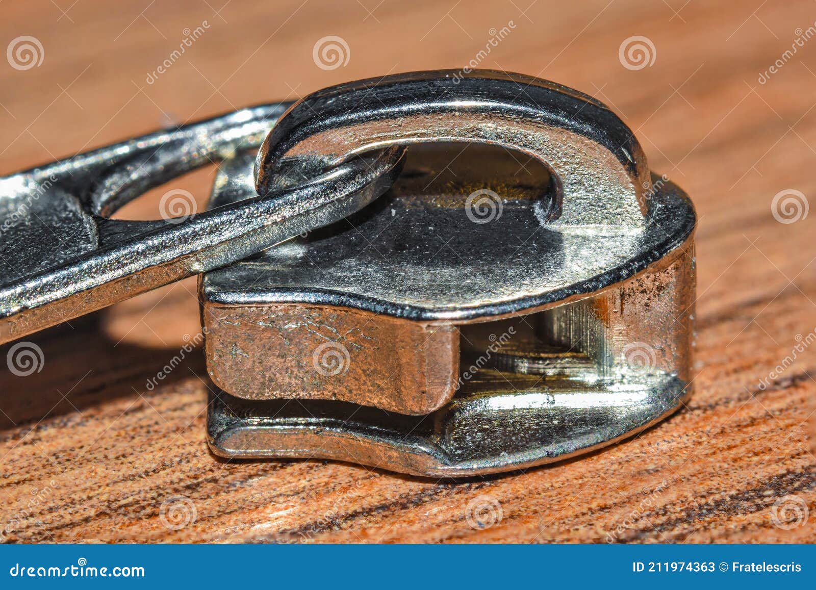 Zip Lock Macro - Zipper Lock Macro - Zipper Macro Stock Image