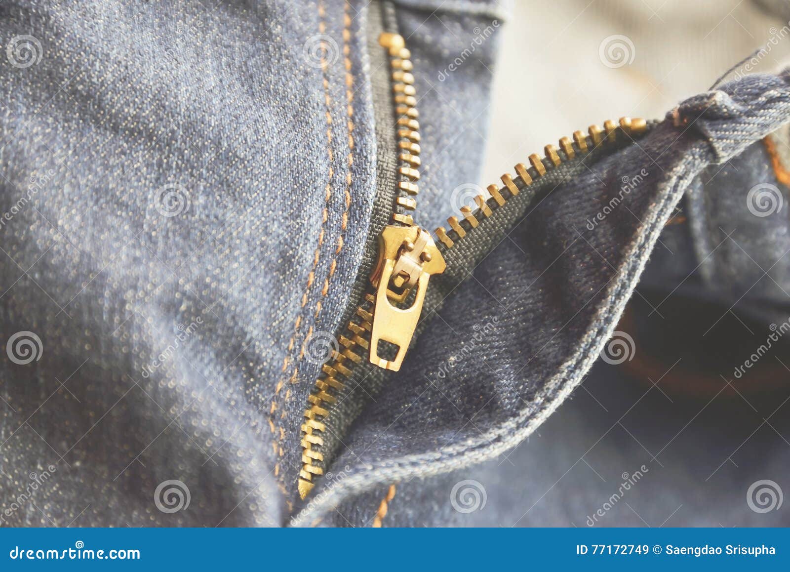 Zip Pants stock image. Image of material, garment, open - 77172749