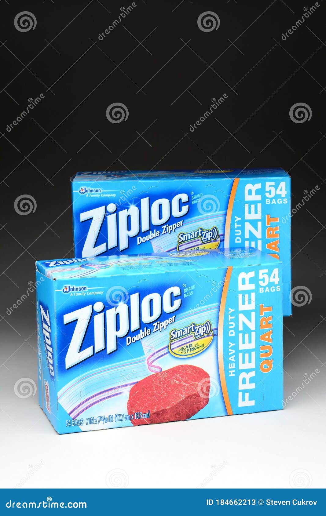 Ziploc Freezer Bags, Heavy Duty, Double Zipper, Quart, Plastic Bags