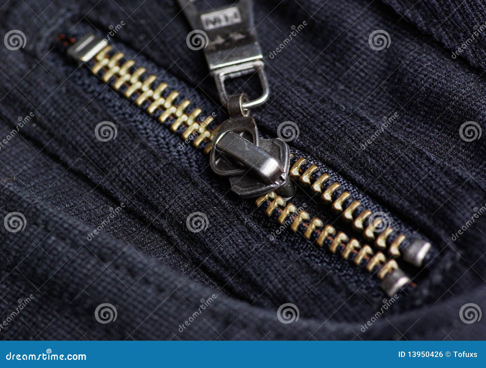 Zipper stock photo. Image of connection, material, over 13950426