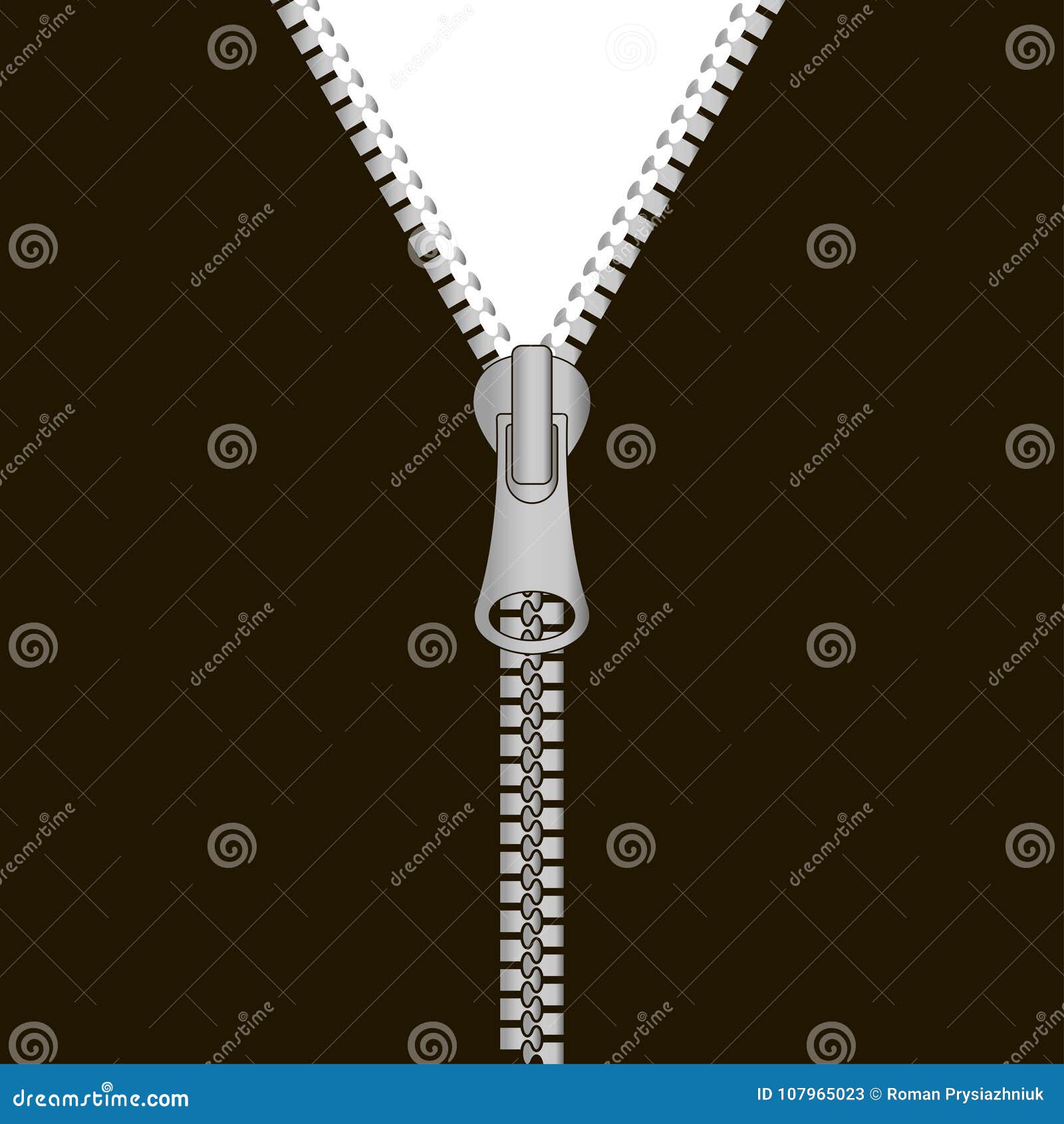 zipper. black background with zip and fastener. .