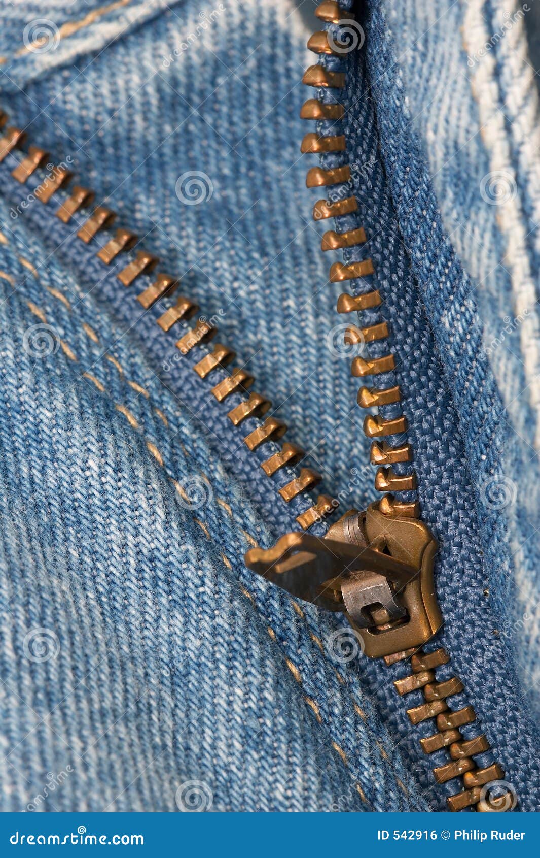 Zipper Denim Jeans Macro stock photo. Image of clothes - 542916