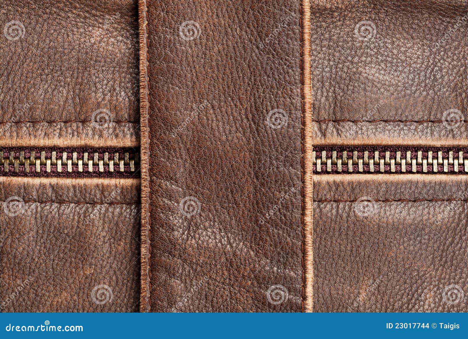 Zipper and leather stock photo. Image of luxury, fasten 23017744