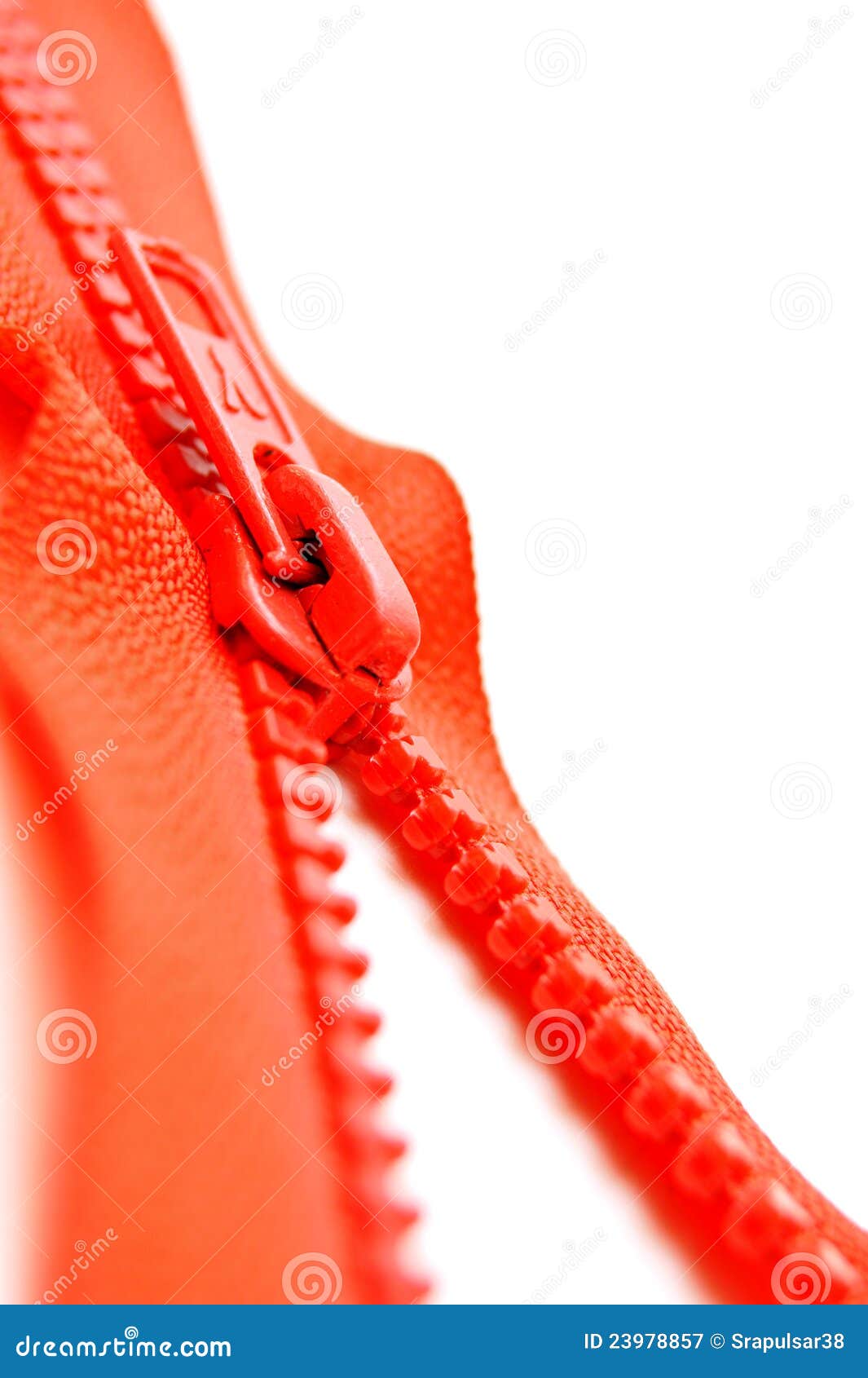 Zipper lock. stock image. Image of single, background 23978857