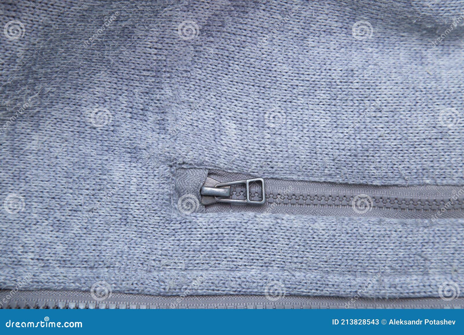 Zipper Lock on the Jacket.Replacing the Locks on the Jacket Stock Image ...