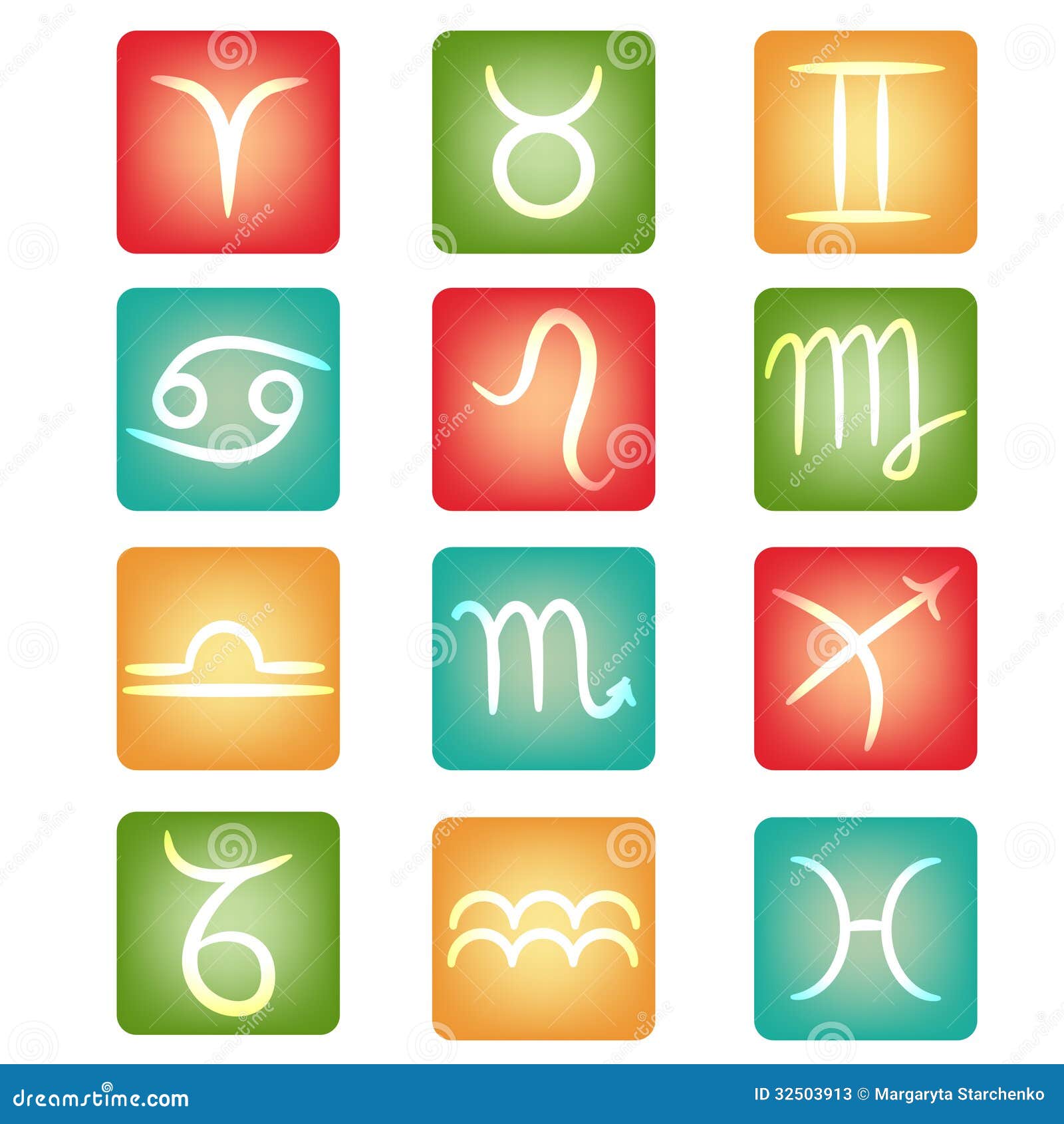 Zodiac buttons stock vector. Illustration of scorpio 32503913