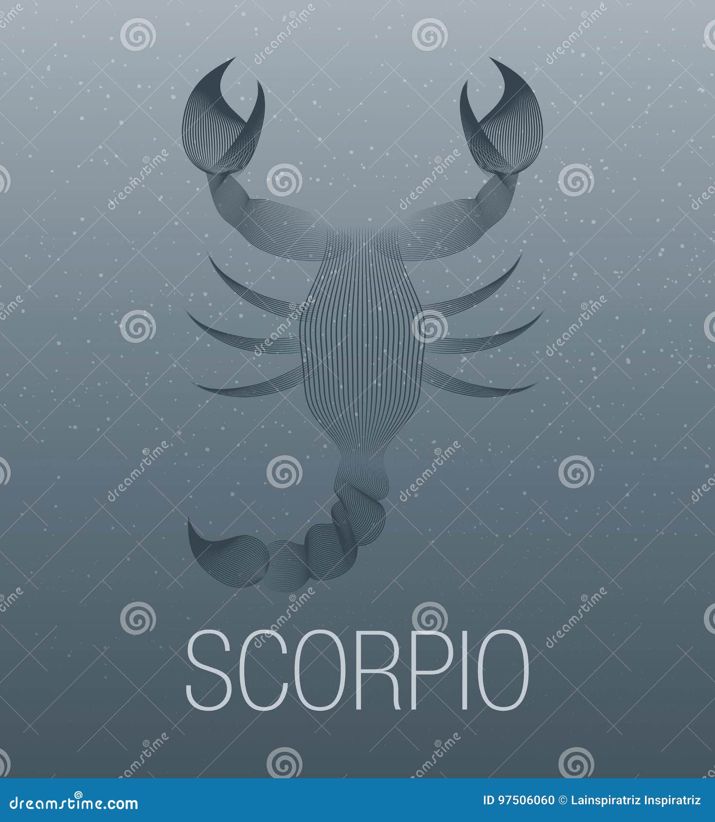 Zodiac Sign. Scorpio stock illustration. Illustration of mystic - 97506060