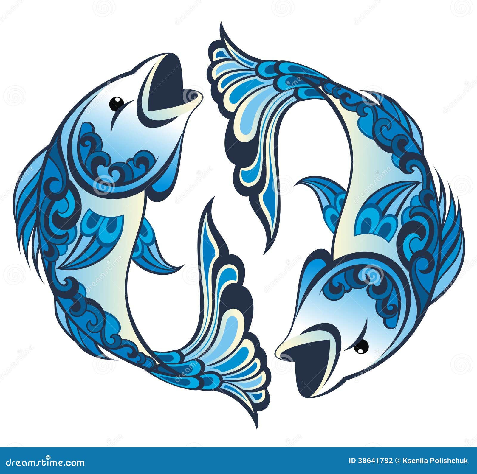 Zodiac Signs - Pisces Stock Photography - Image: 38641782