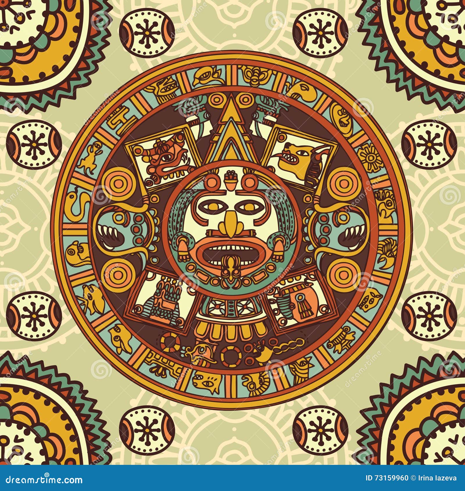 Zodiaque De Maya Carte Avec L Ornement Ethnique Illustration De Vecteur Illustration Du Maya Carte Zodiaque De Maya Carte Avec L Ornement Ethnique Illustration De Vecteur Illustration Du Maya Carte