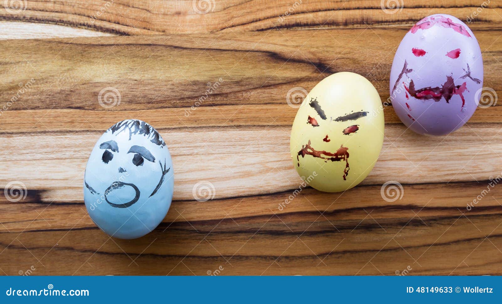 Zombie easter eggs stock image. Image of holiday, pastels 48149633