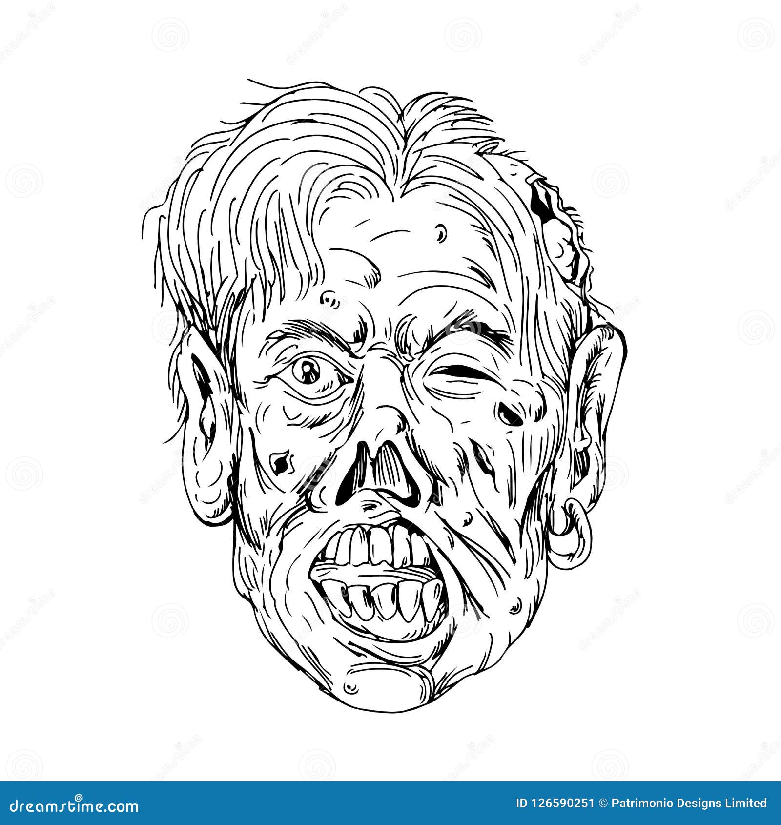 One zombie hand vector realistic hand drawn sketch line art illutsration  Stock Vector  Adobe Stock