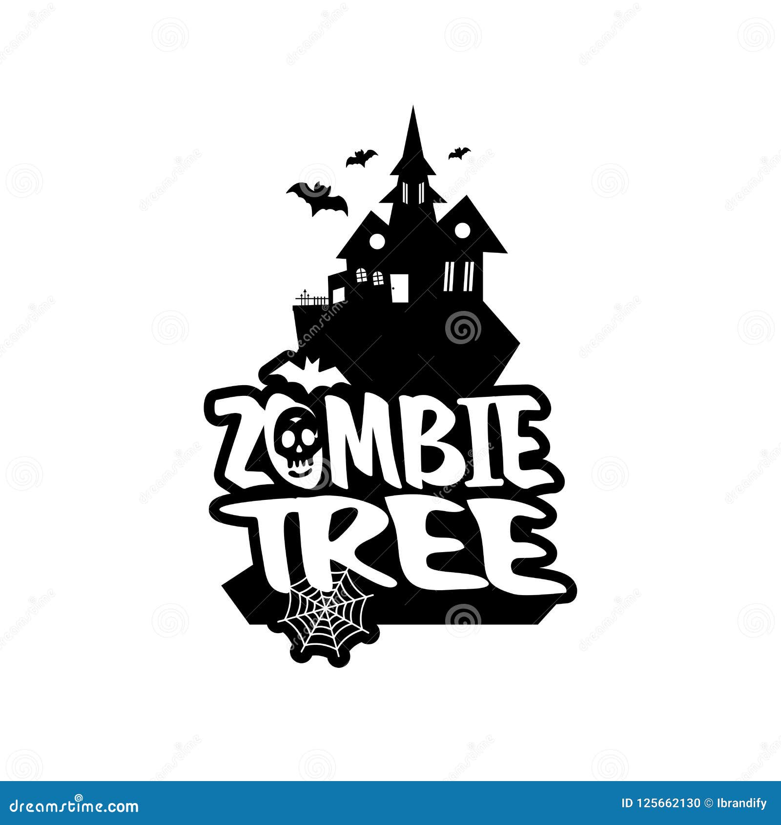 Zombie Party Typography Design Vector Stock Vector Illustration of