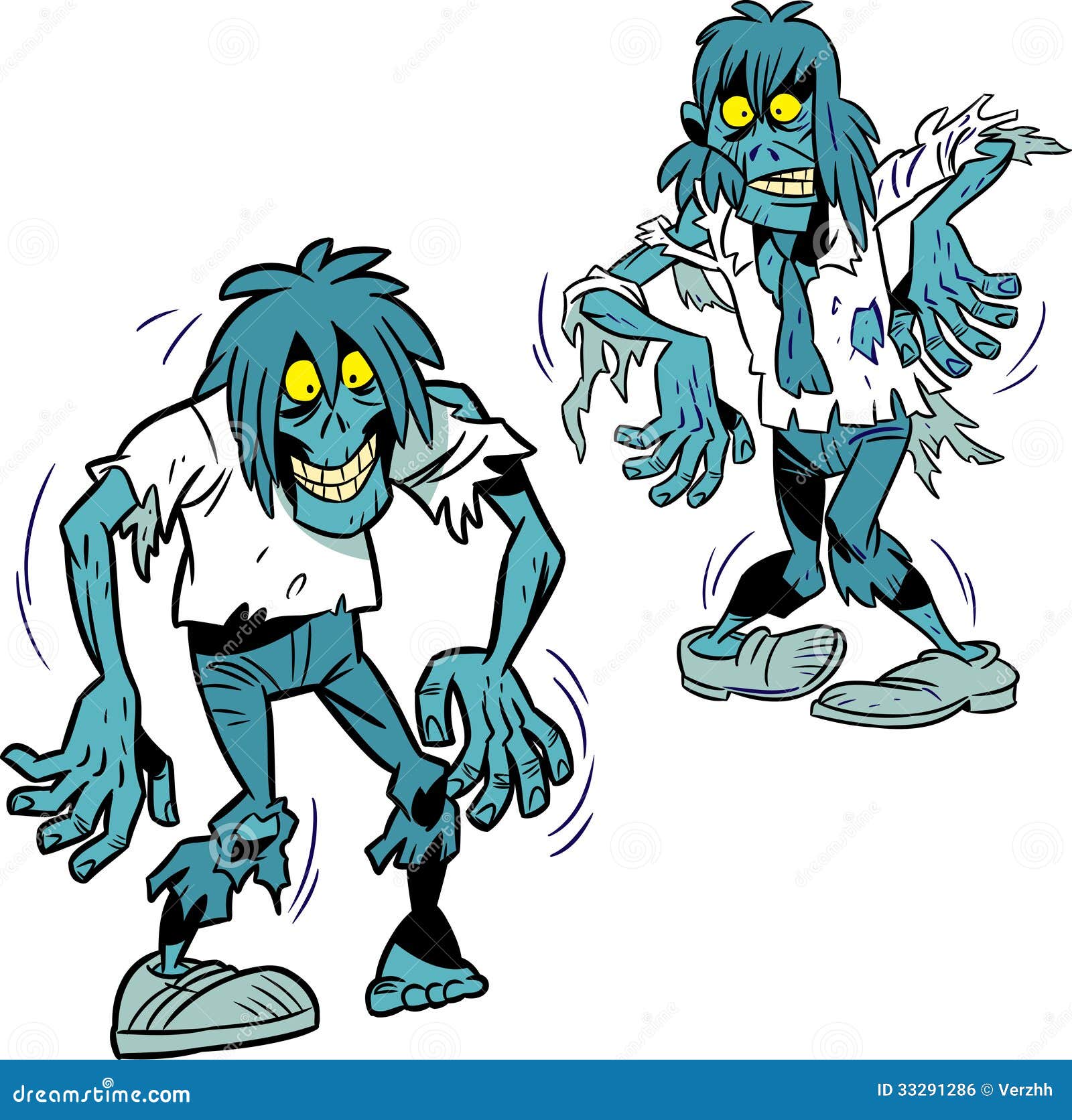 animated zombie clipart - photo #27