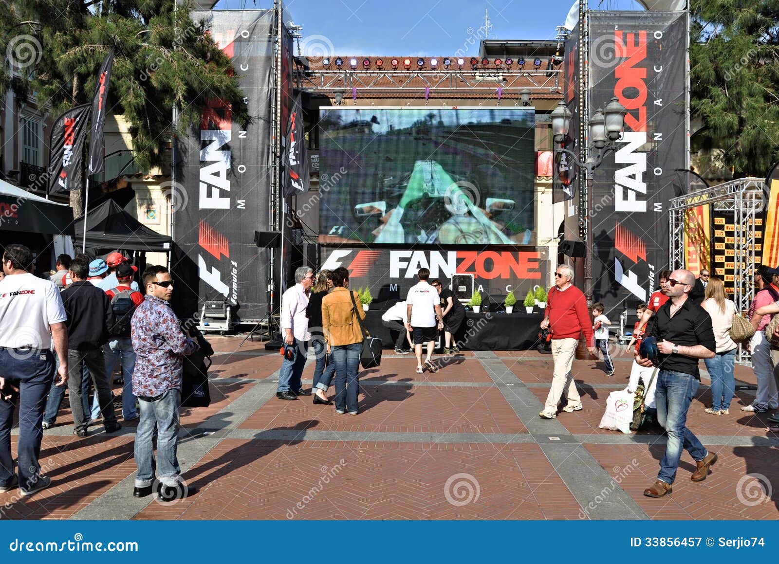 Zona del fan. fotografia editoriale. Immagine di riga 33856457
