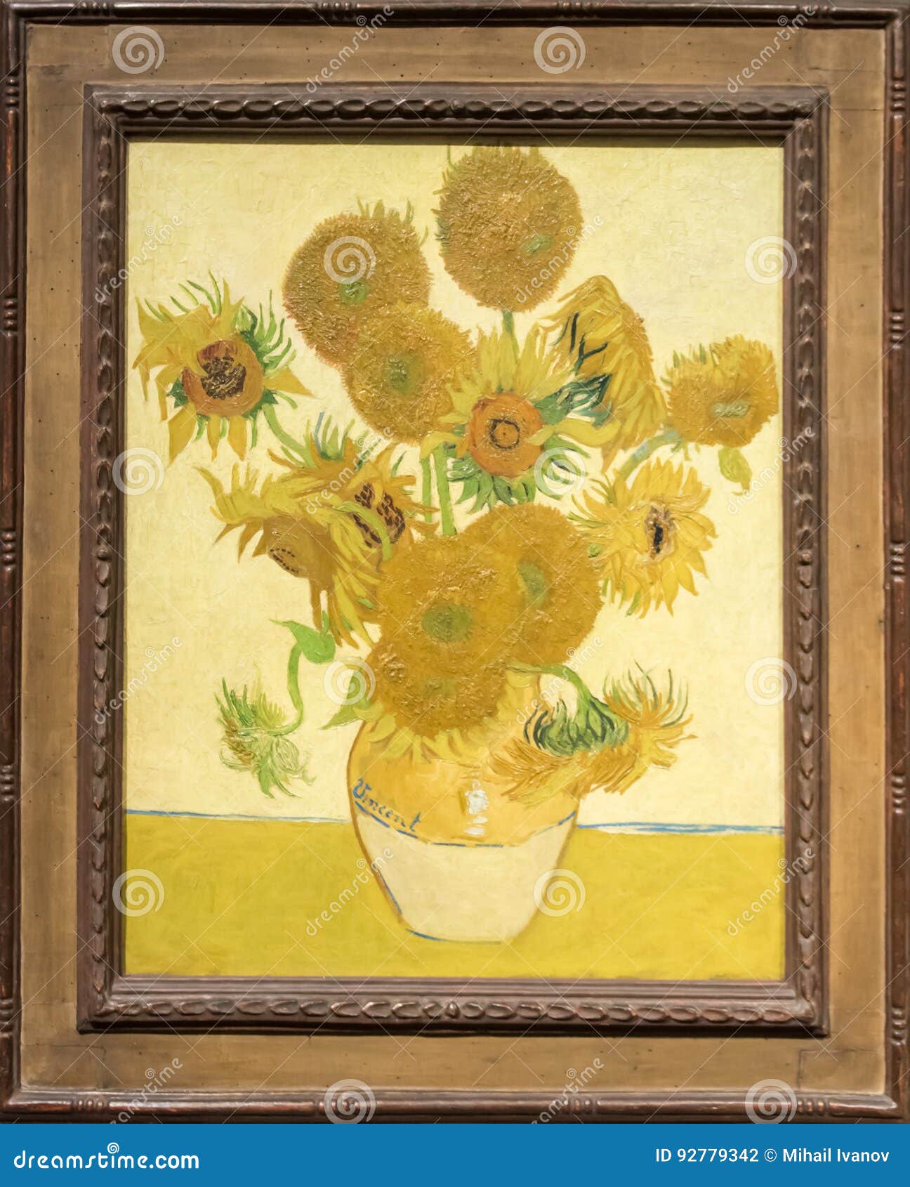 Verbazingwekkend Zonnebloemen, Vincent Van Gogh Redactionele Fotografie PC-48