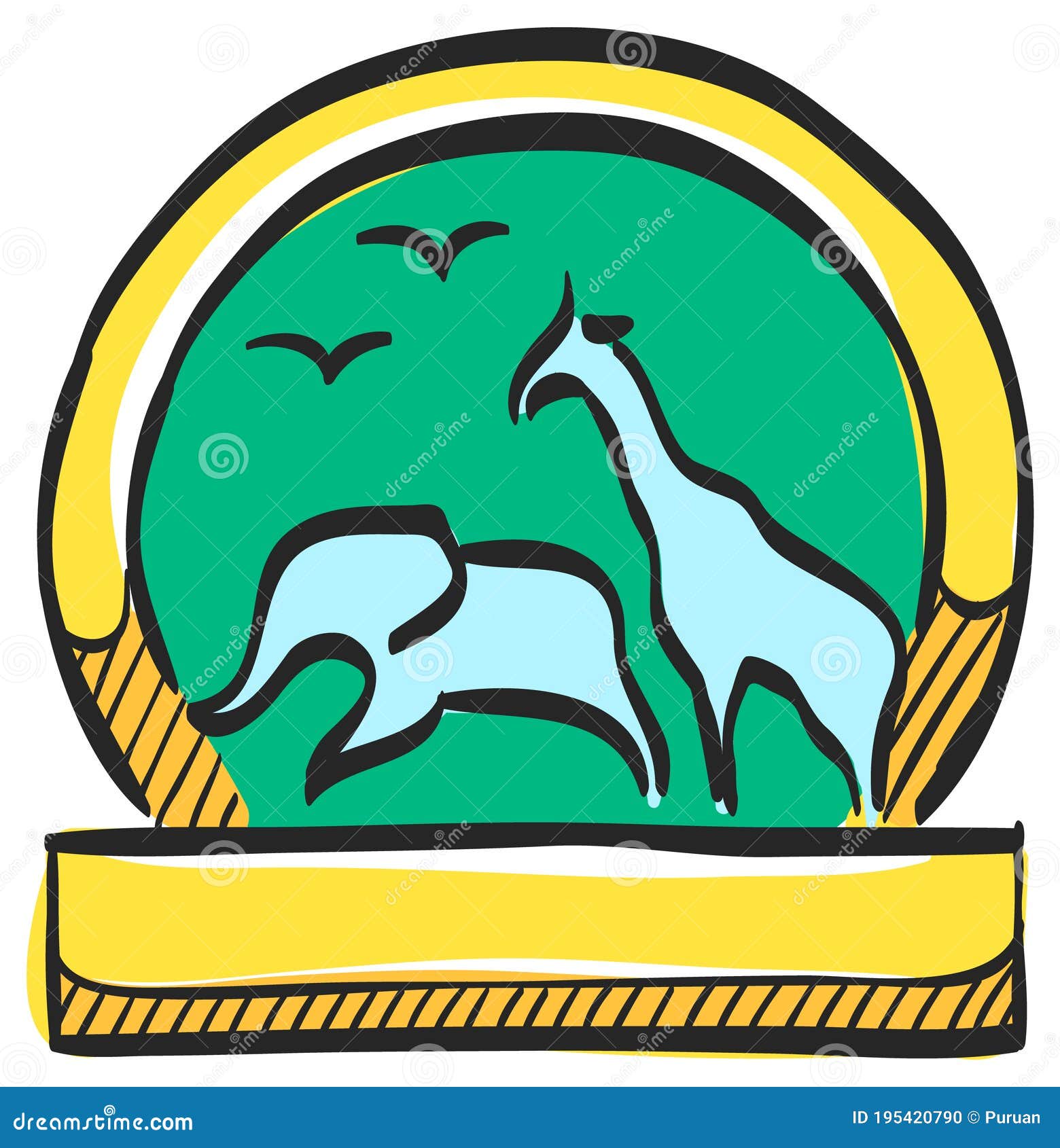 Zoo Gate Icon in Color Drawing Stock Vector - Illustration of doodle, childhood: 195420790 Zoo Gate Icon in Color Drawing Stock Vector - Illustration of doodle, childhood: 195420790