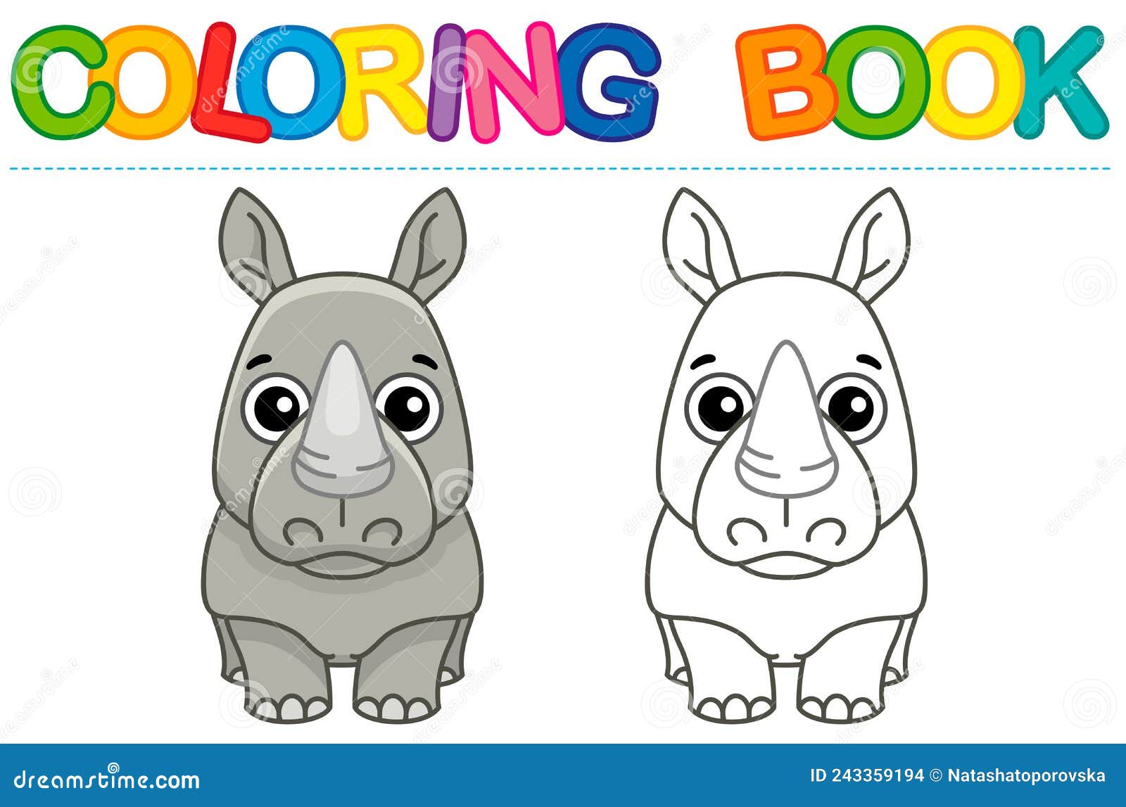 Animais Babys Sorrindo Livro Infantil para COLORIR: Livro infantil