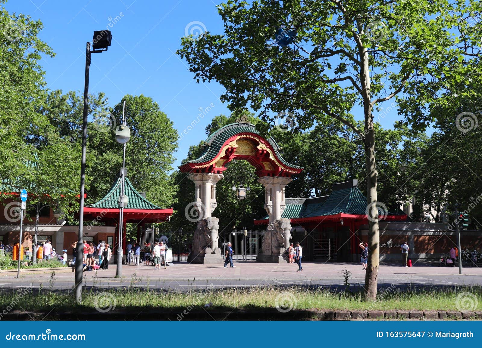 Zoologischer Garten in Berlin Redaktionelles Stockfotografie Bild von