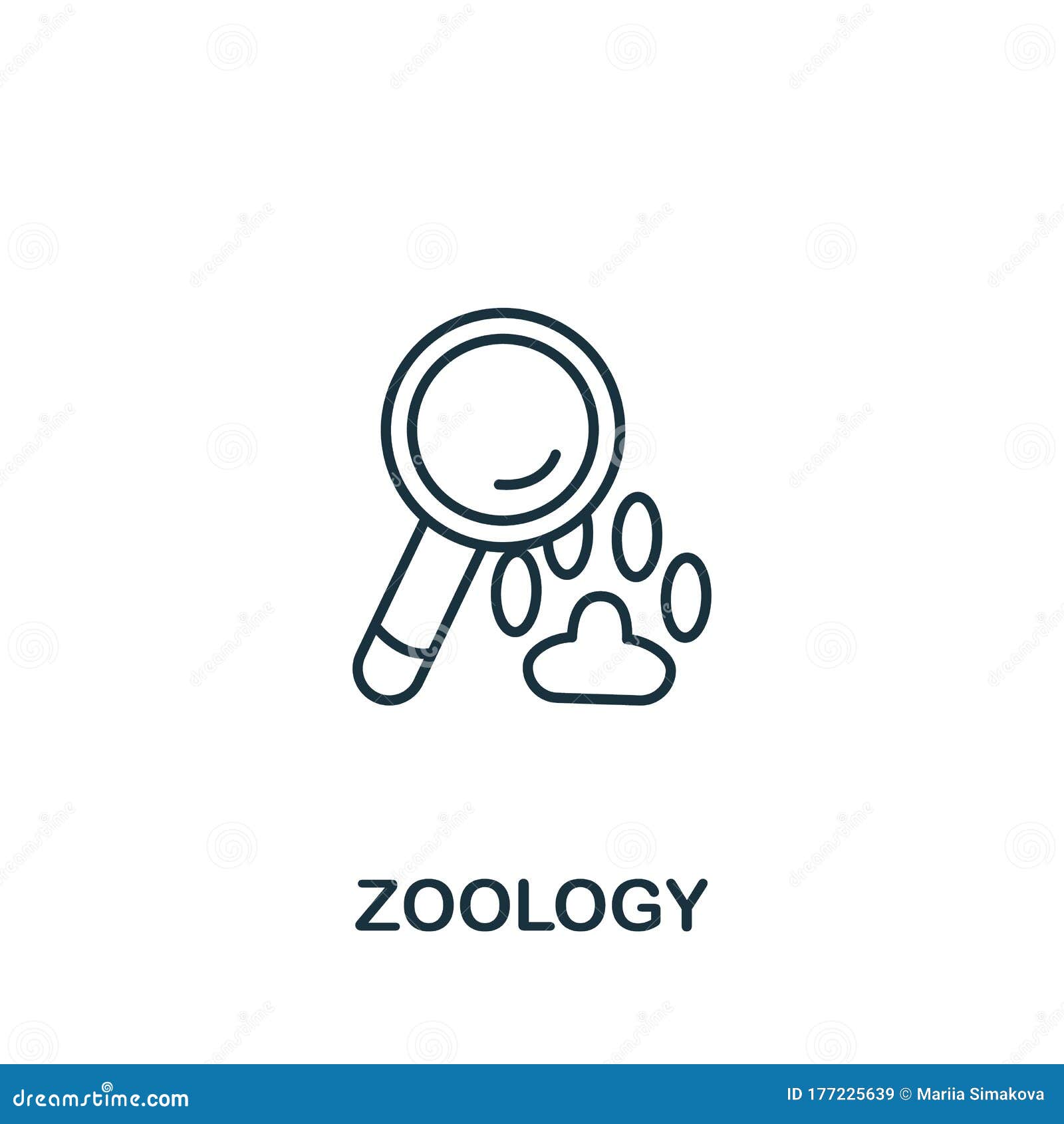 Zoology Icon from Science Collection. Simple Line Element Zoology