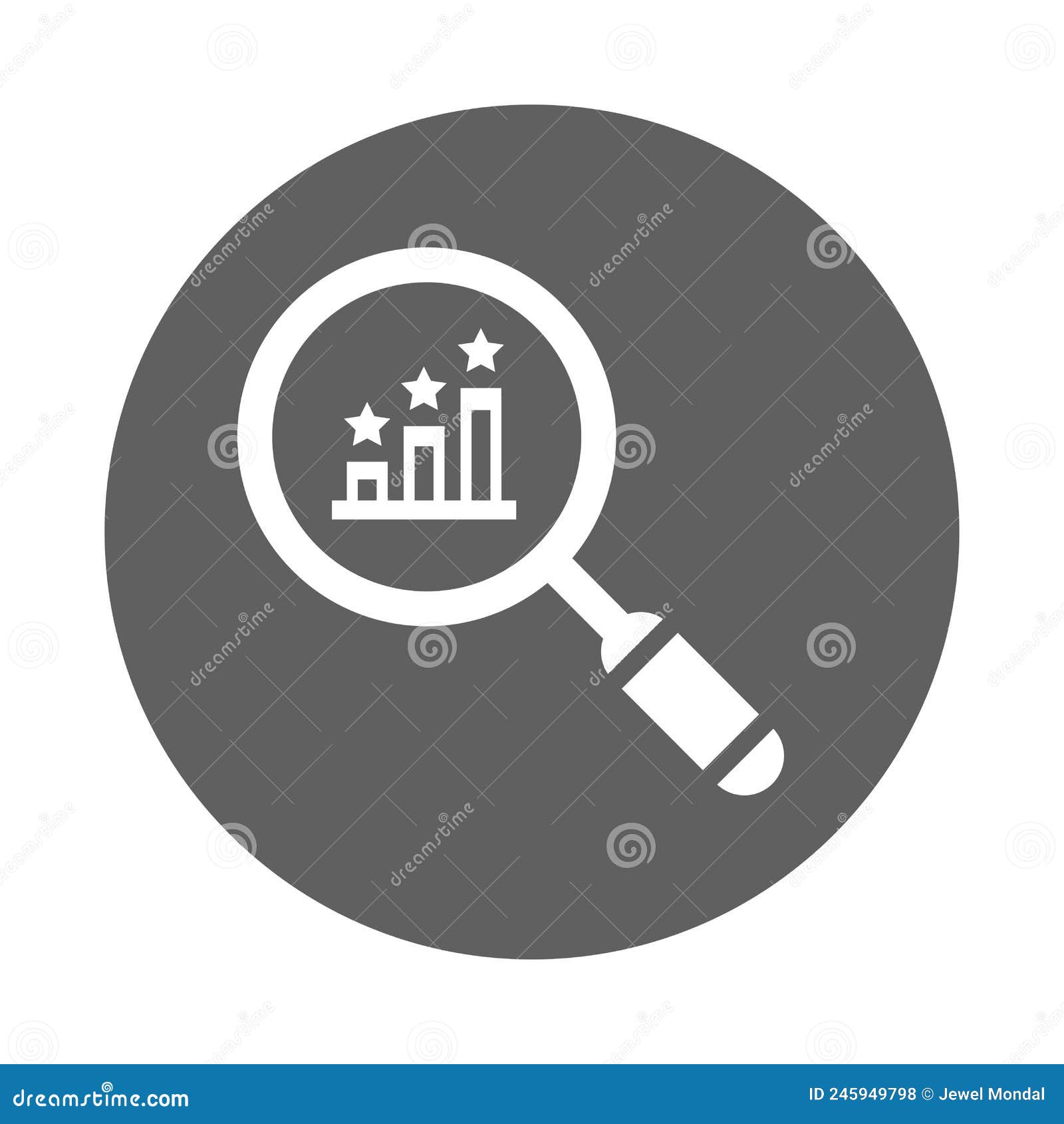 Zoom, Analysis, Analytics Icon. Gray Vector Sketch Stock Vector