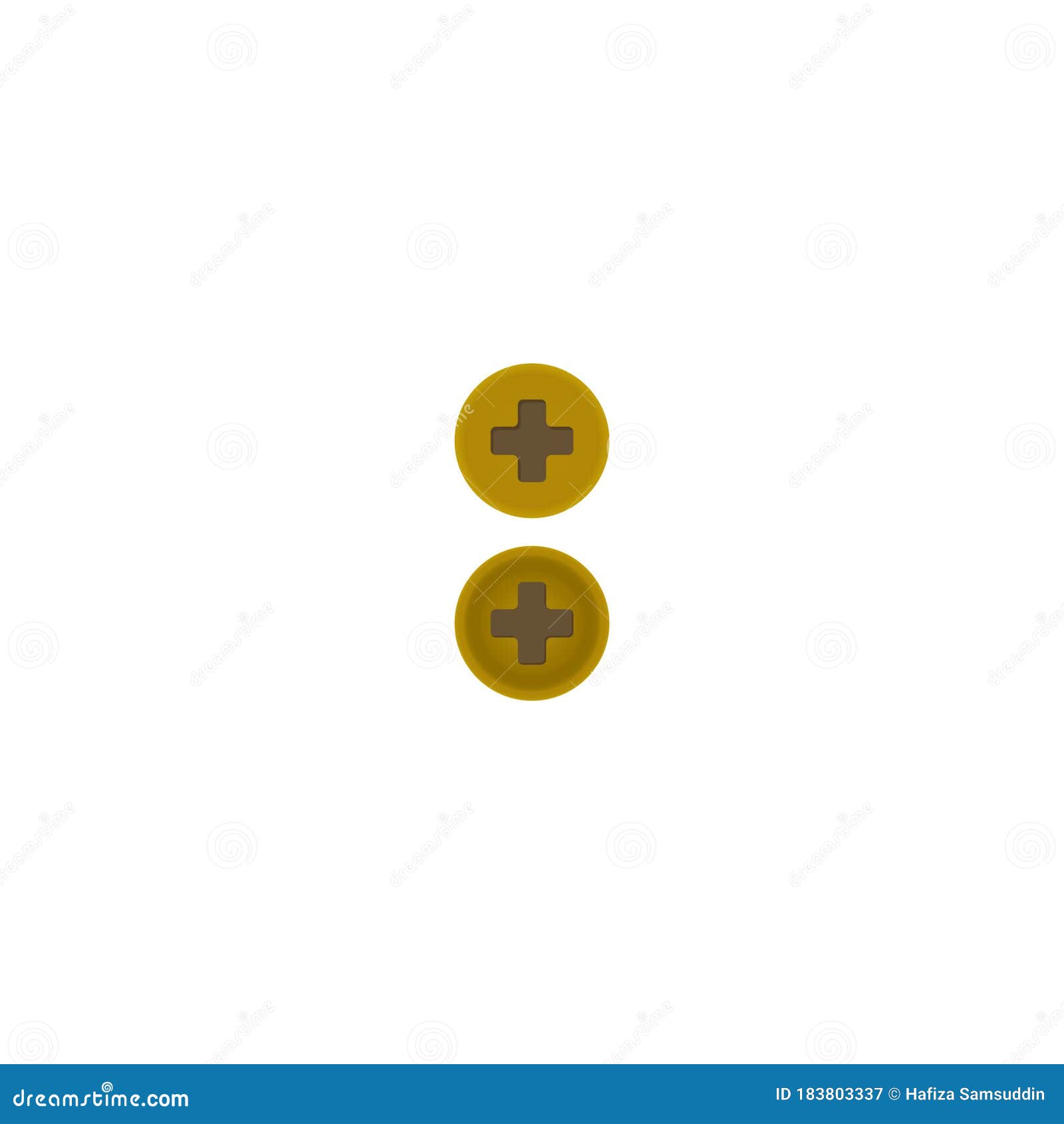 Zoom in Button. Vector Illustration Decorative Background Design Stock