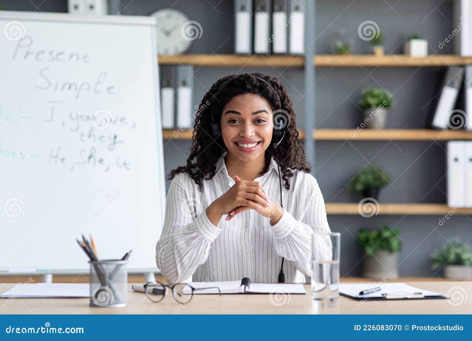 Zoom Conference with Students, Online Lesson at Home, Modern Education