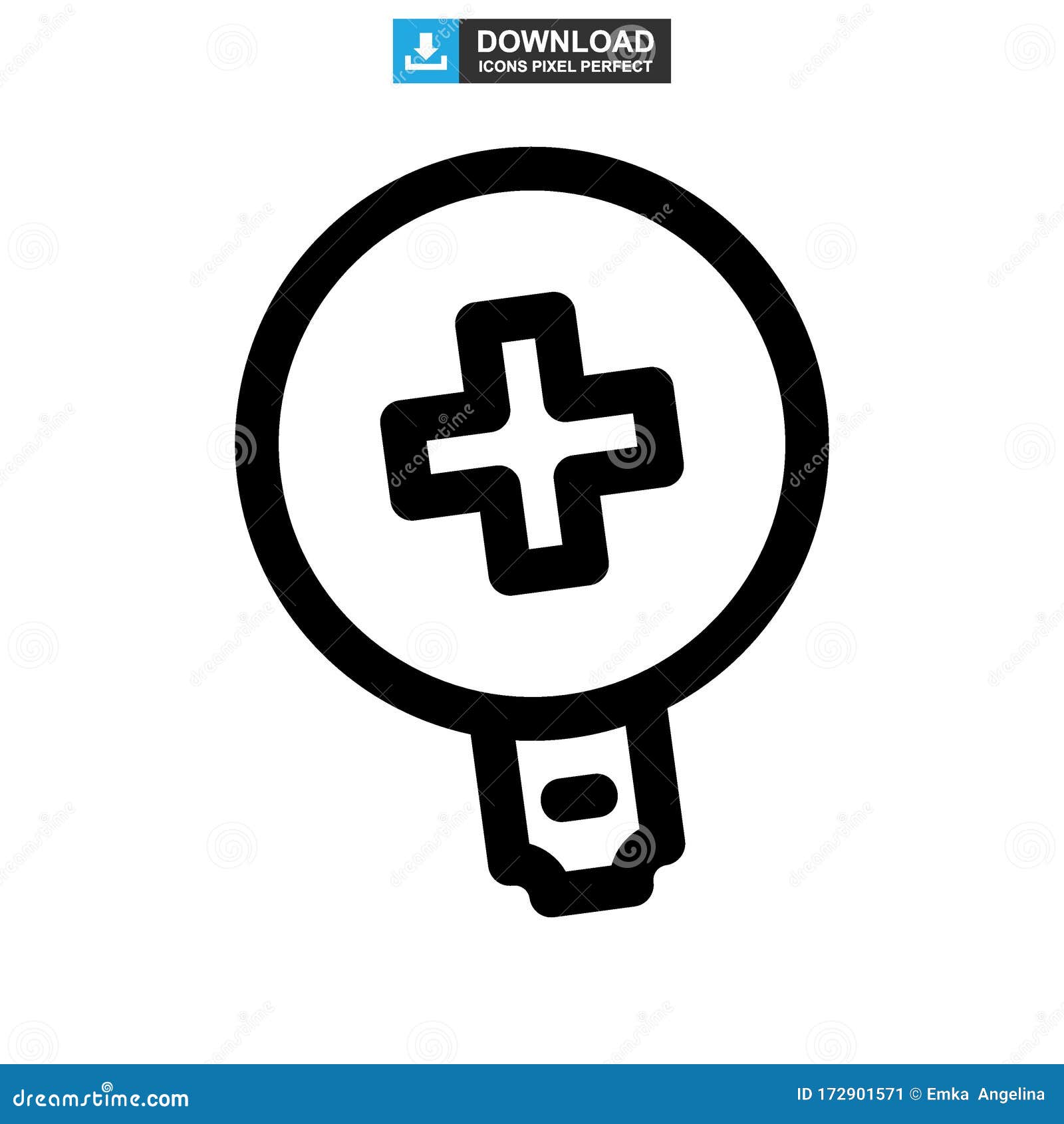 Download Zoom In Icon Or Logo Isolated Sign Symbol Vector ...