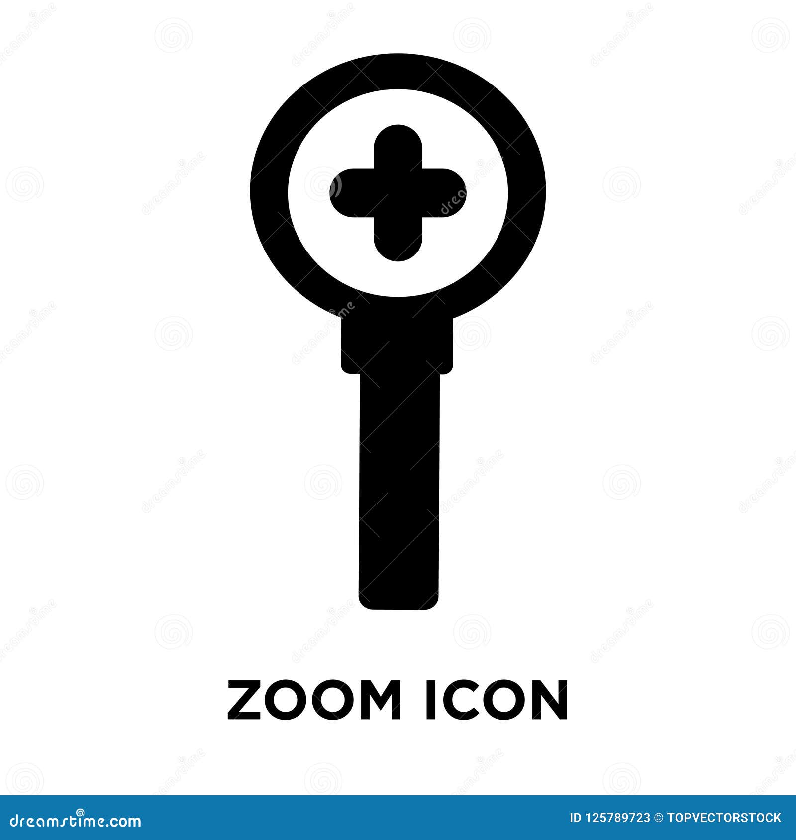 Zoom Icon Vector Isolated On White Background, Logo ...