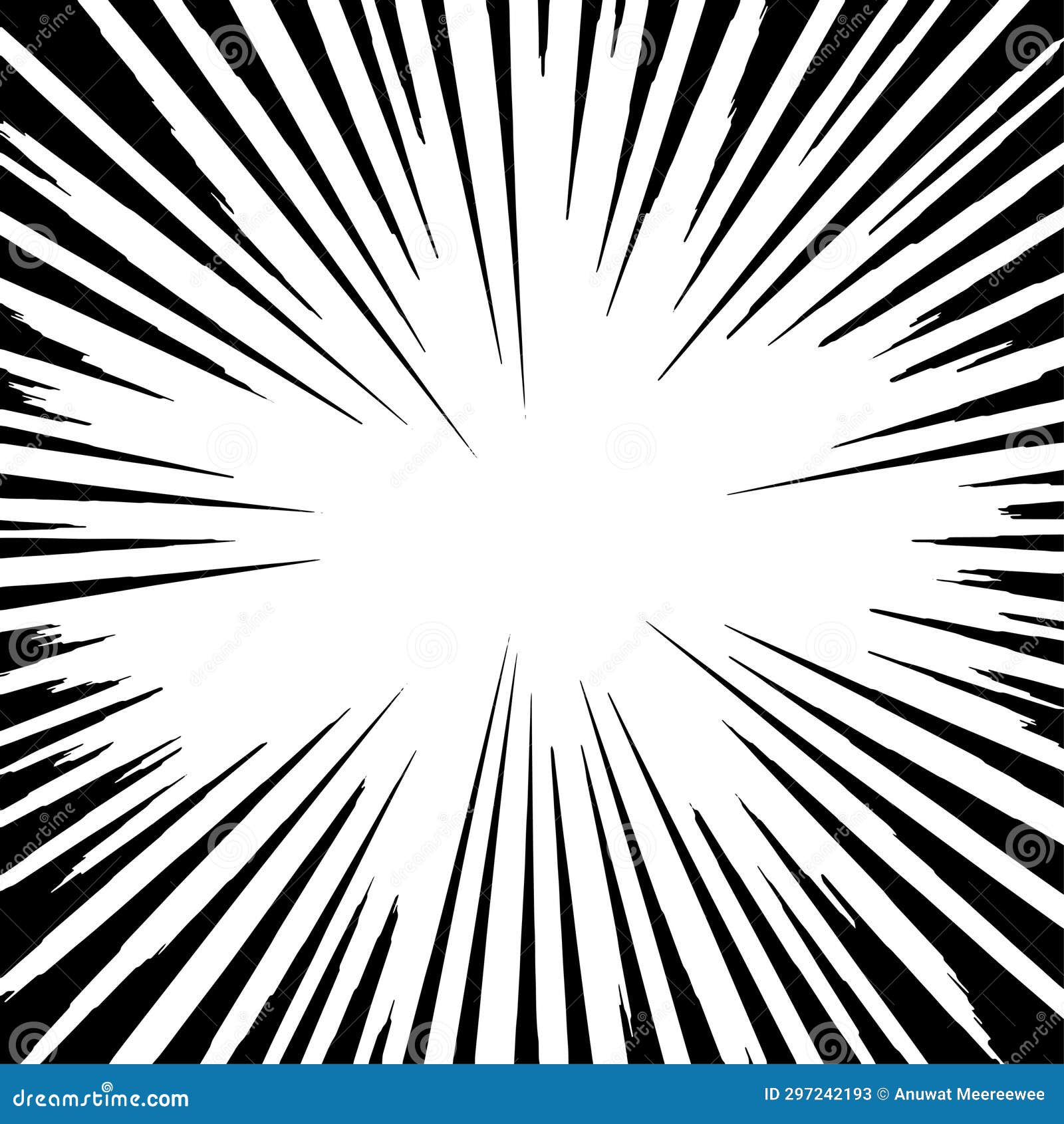 Zoom Line Effect Cartoon Scattered Lines High Speed Moving Background