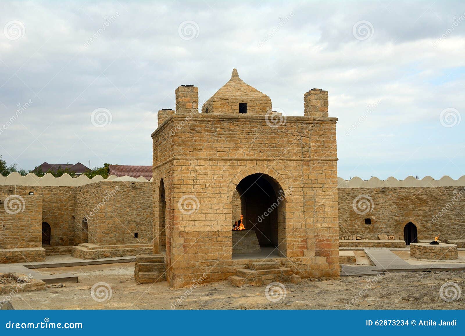 Zoroaster temple in Ateshgah, Azerbaijan.