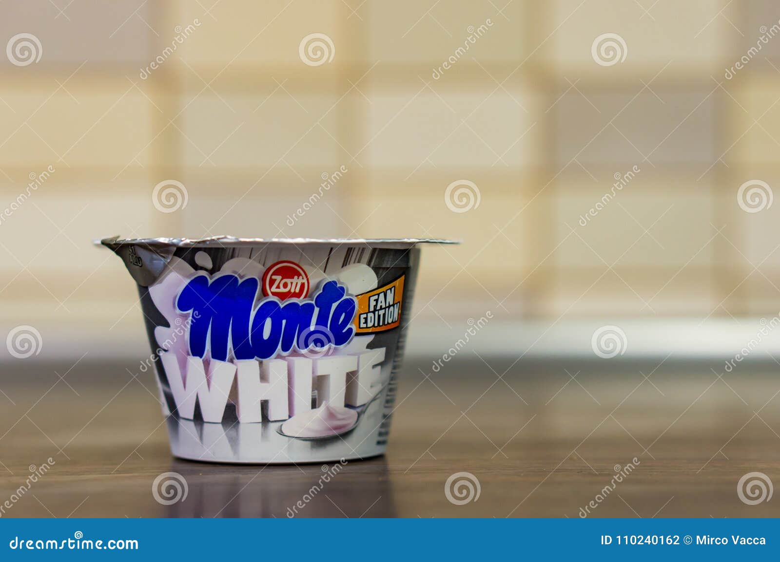 Zott Monte White editorial photography. Image of dairy 110240162