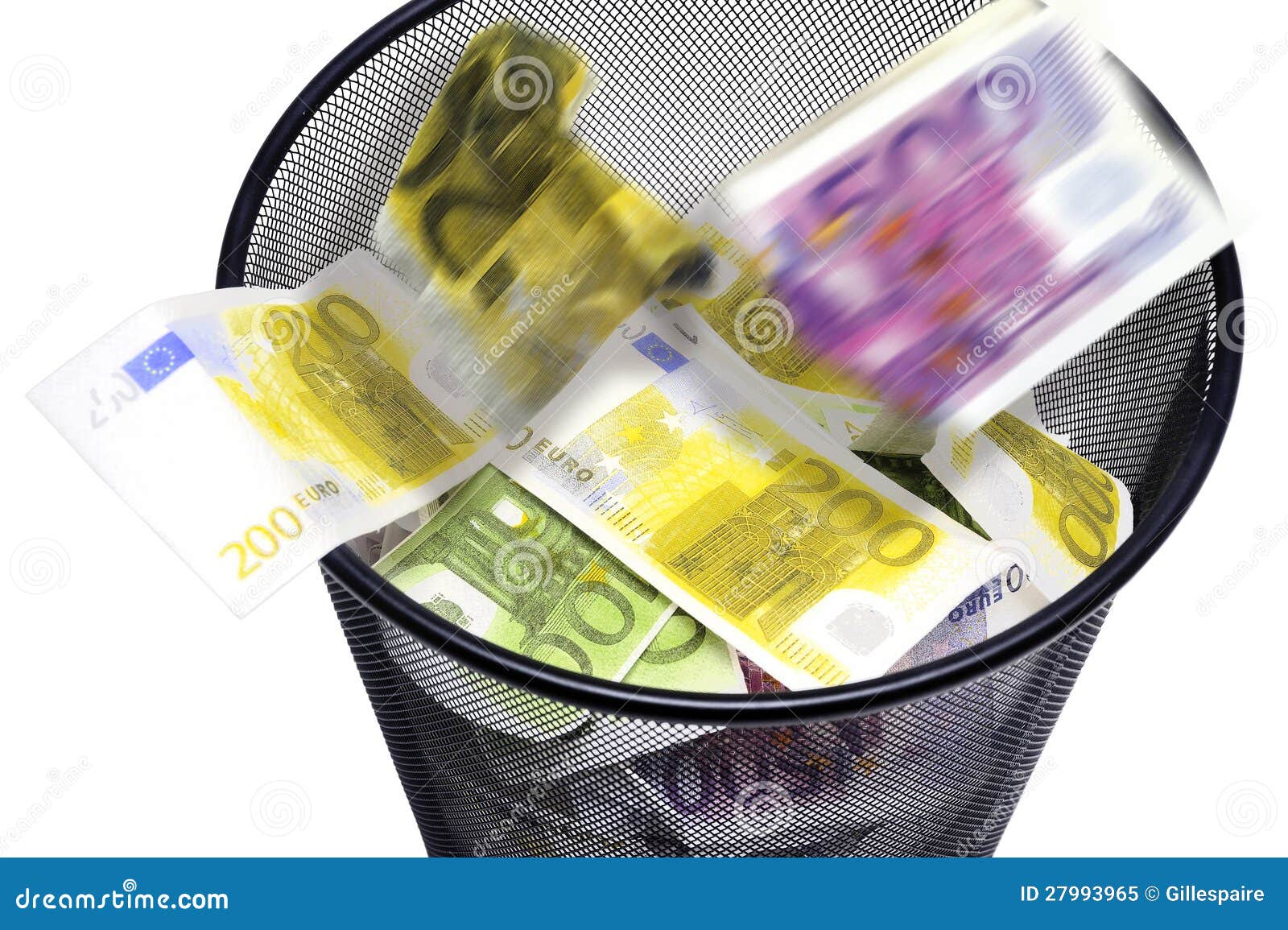 Zu Sein Geld Werfen Stockbild Bild Von Bargeld Dose 27993965