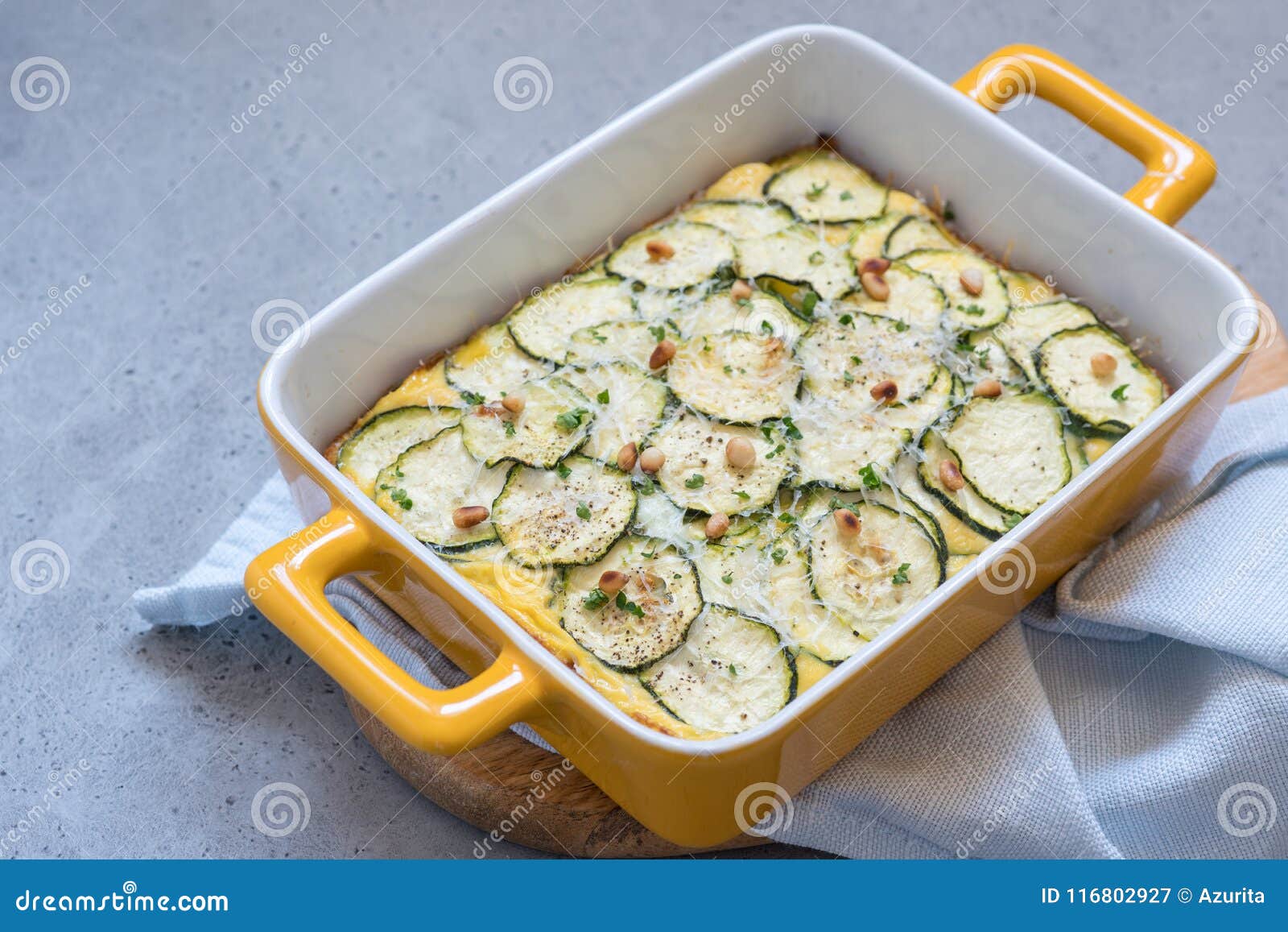 Zucchini Casserole with Cheese Stock Image Image of appetizer, meal